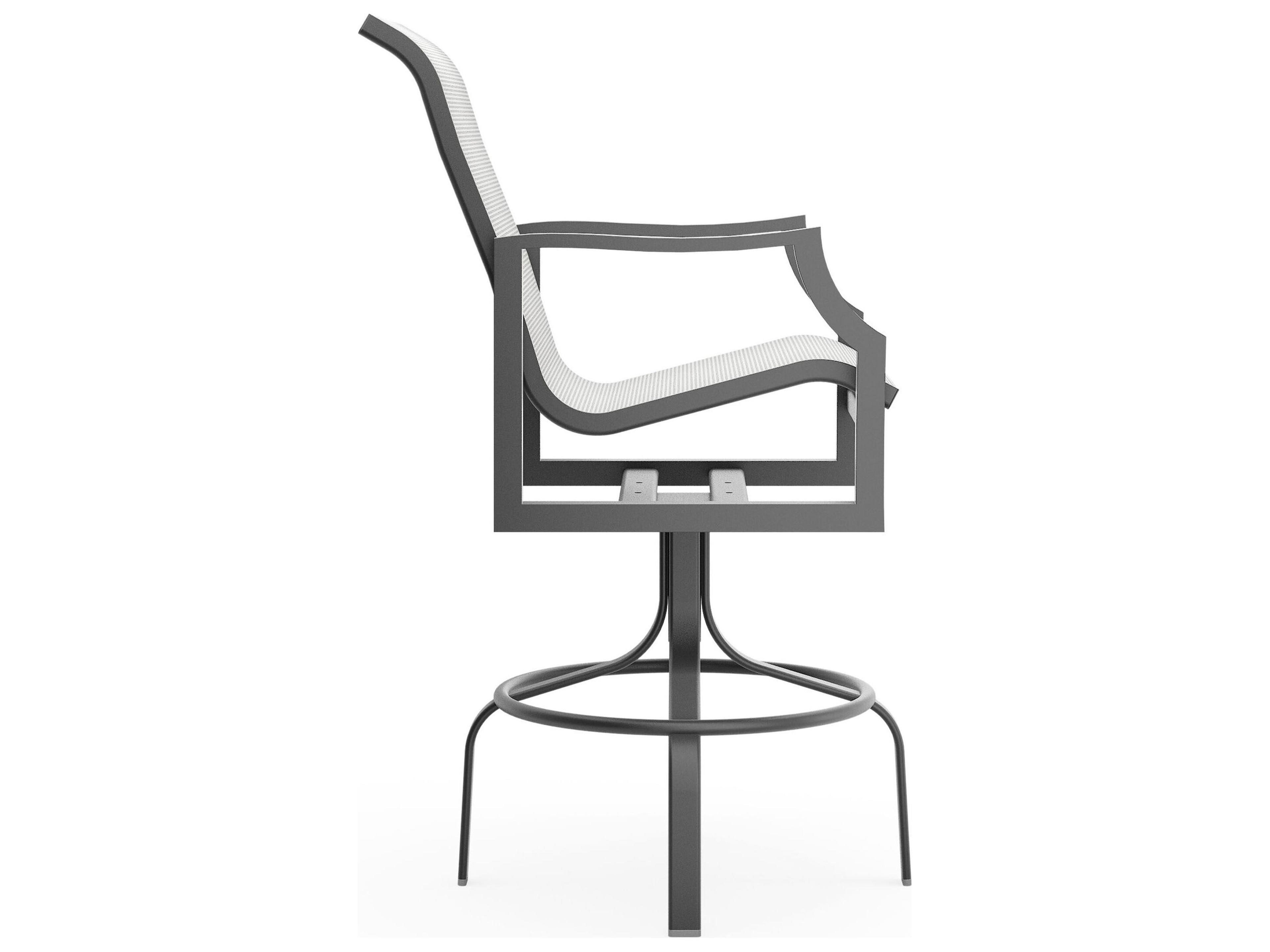 Woodard Nico Sling Aluminum Bar Stool