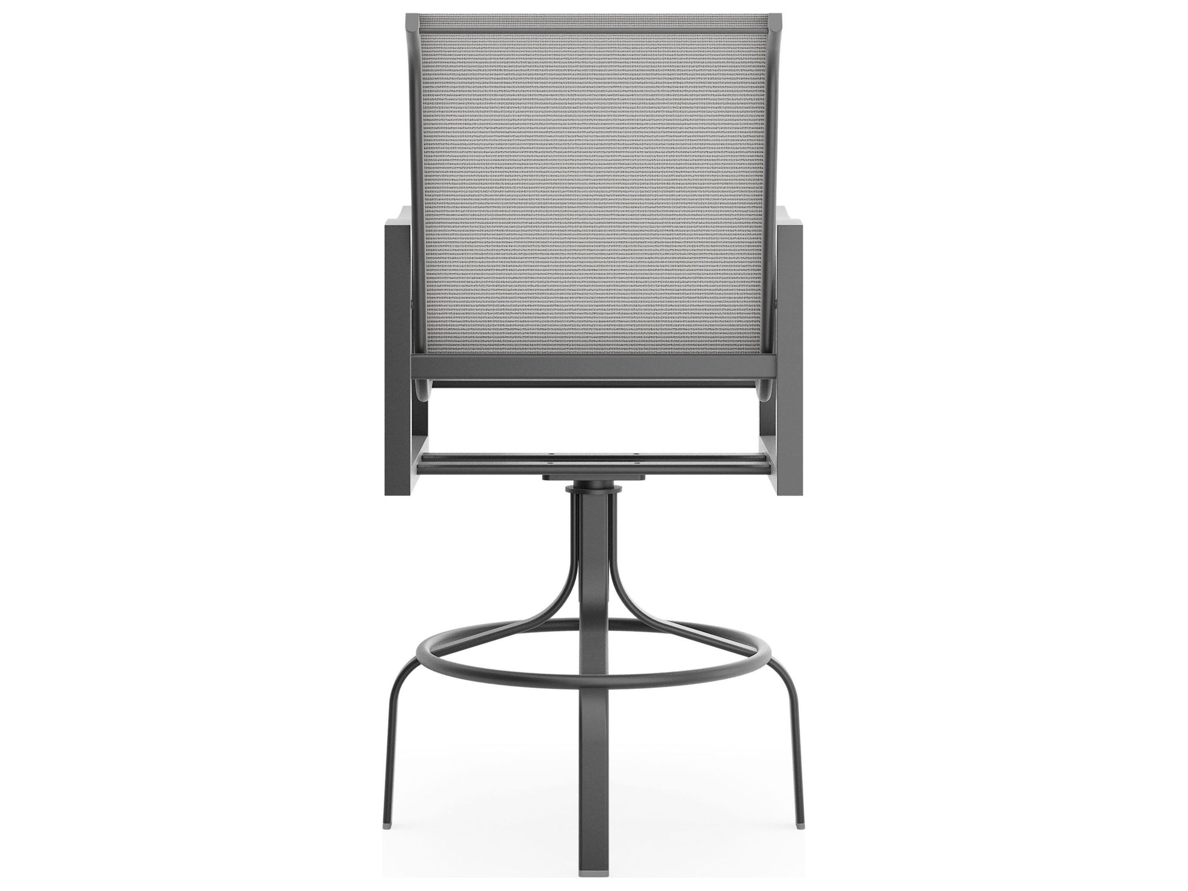 Woodard Nico Sling Aluminum Bar Stool