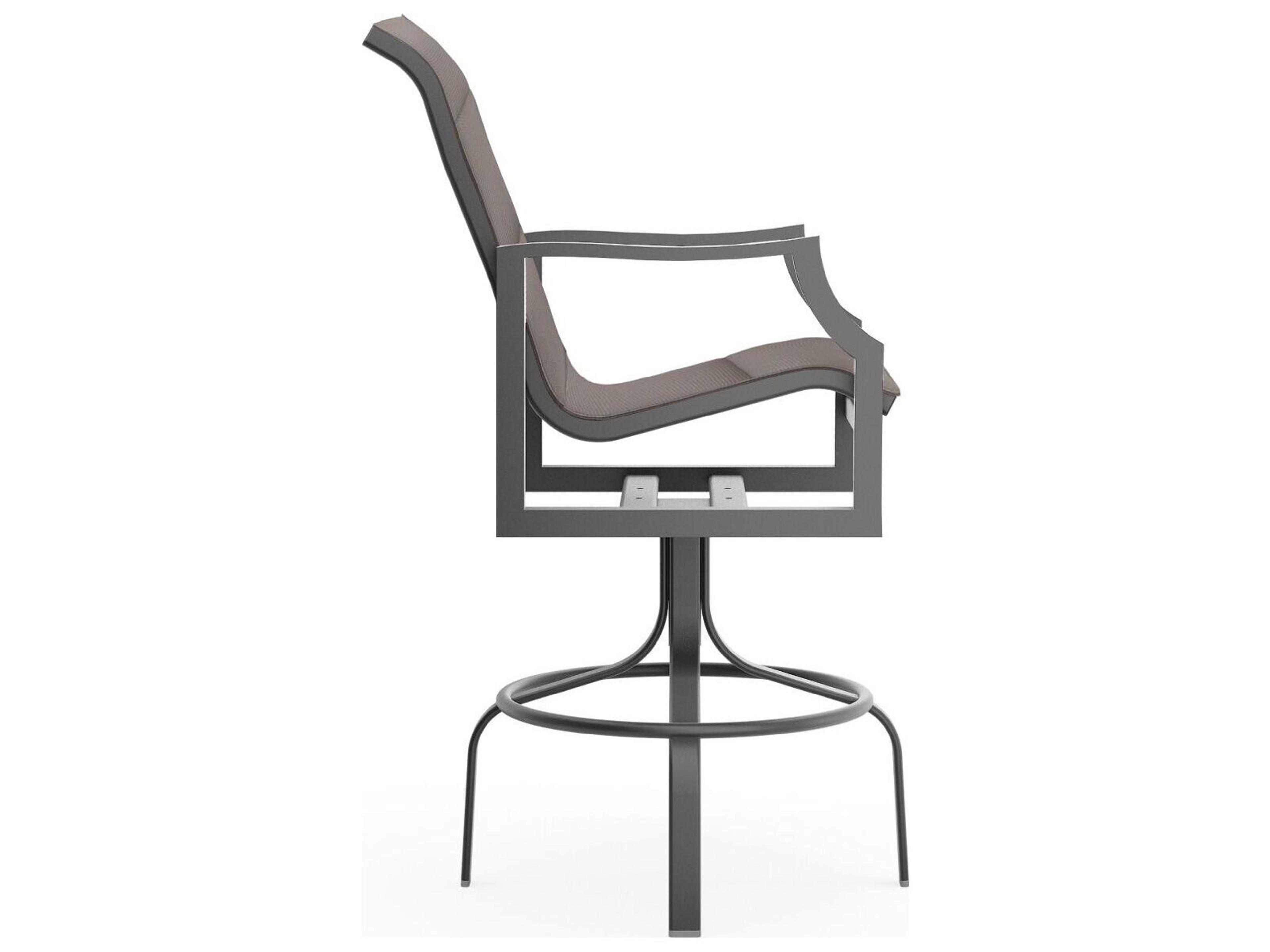 Woodard Nico Sling Aluminum Bar Stool