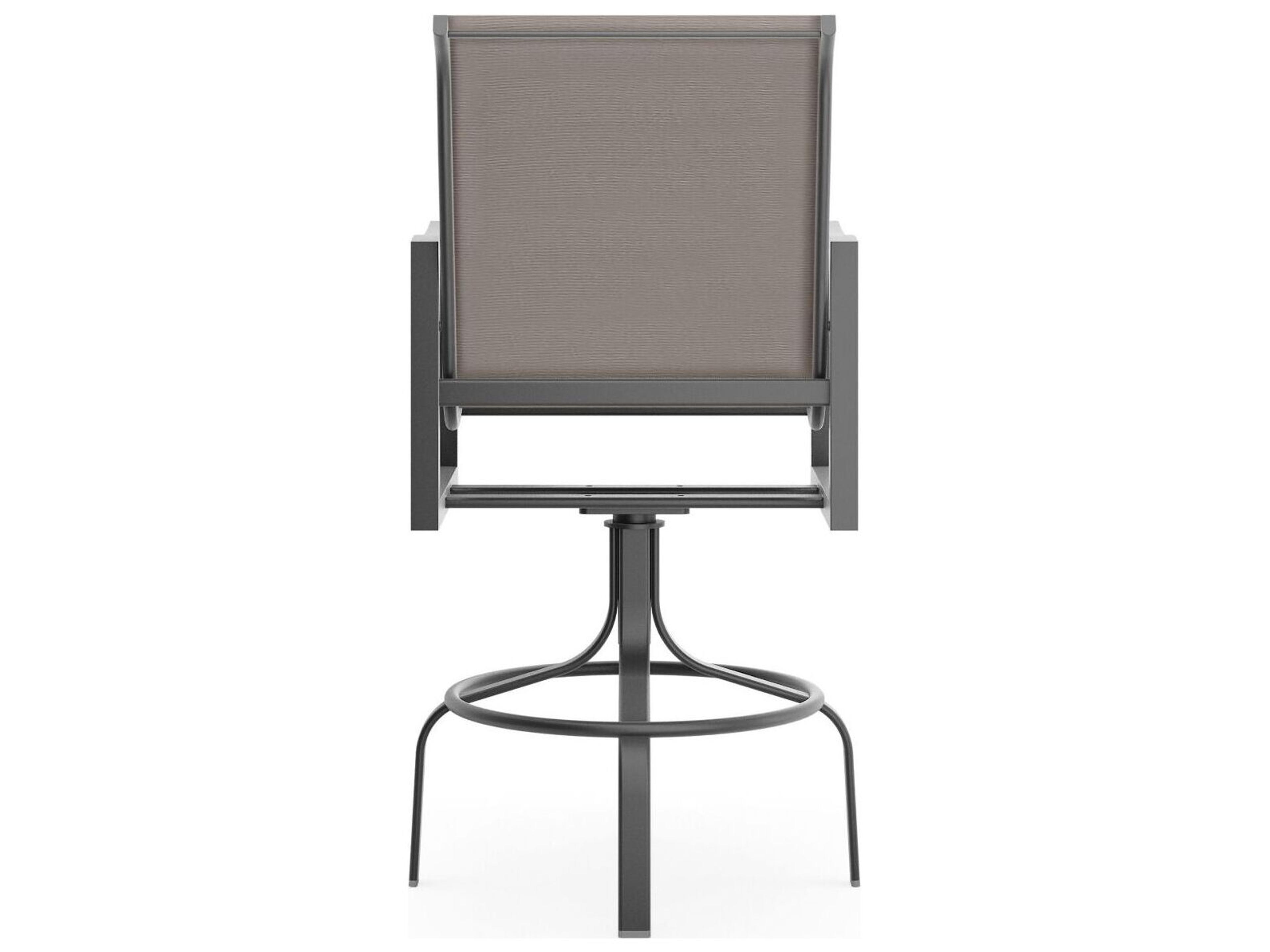Woodard Nico Sling Aluminum Bar Stool