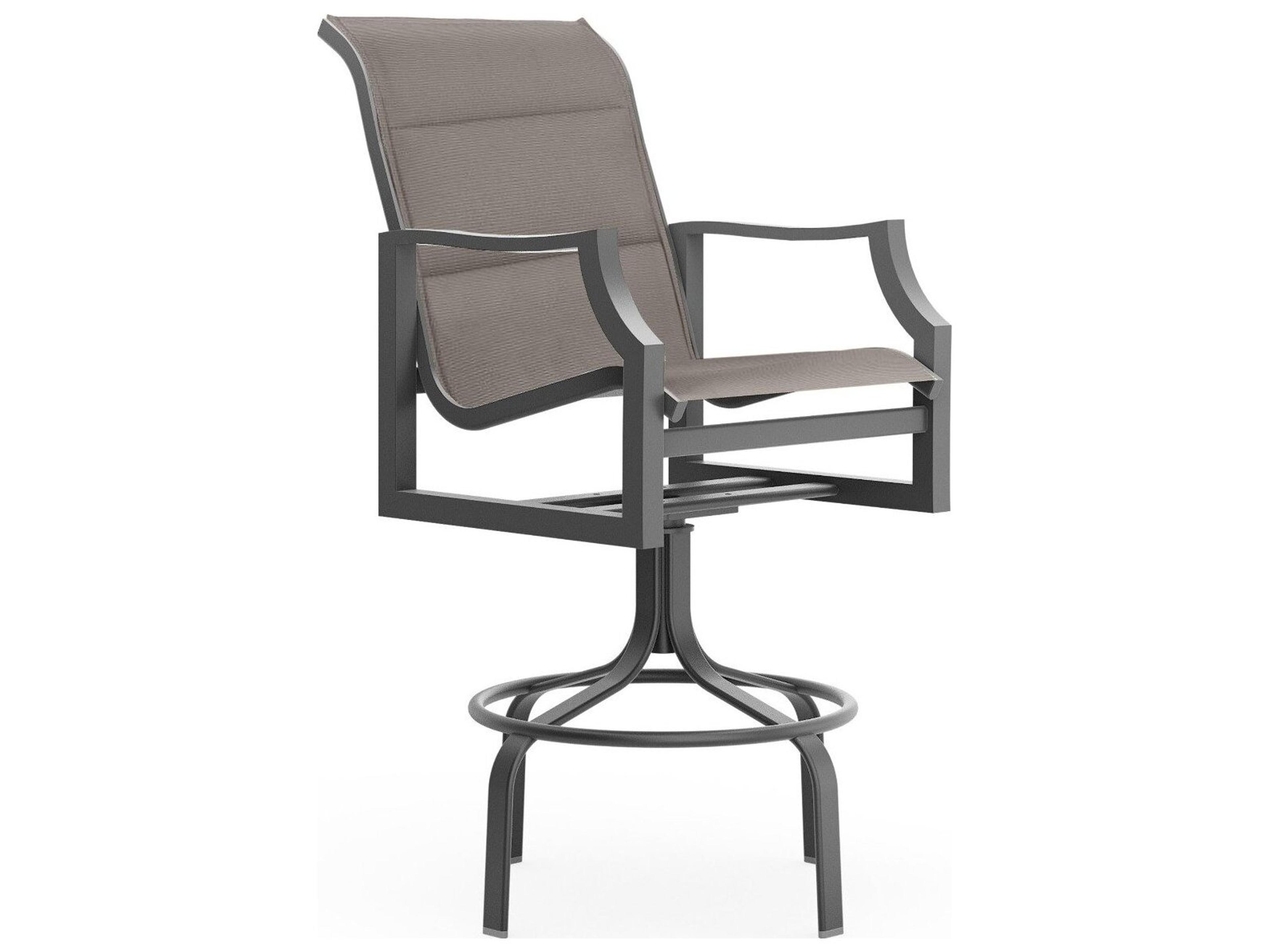 Woodard Nico Sling Aluminum Bar Stool