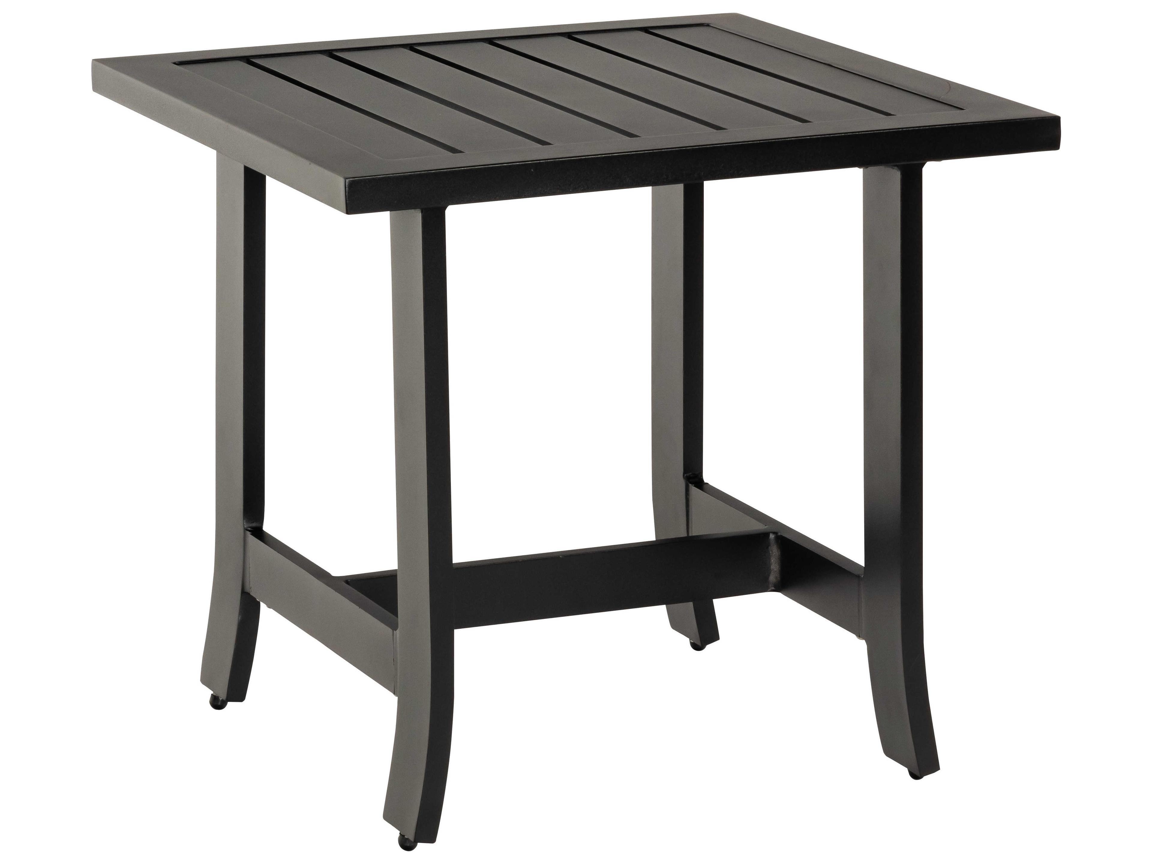 Woodard Seal Cove Aluminum Square Outdoor End Table