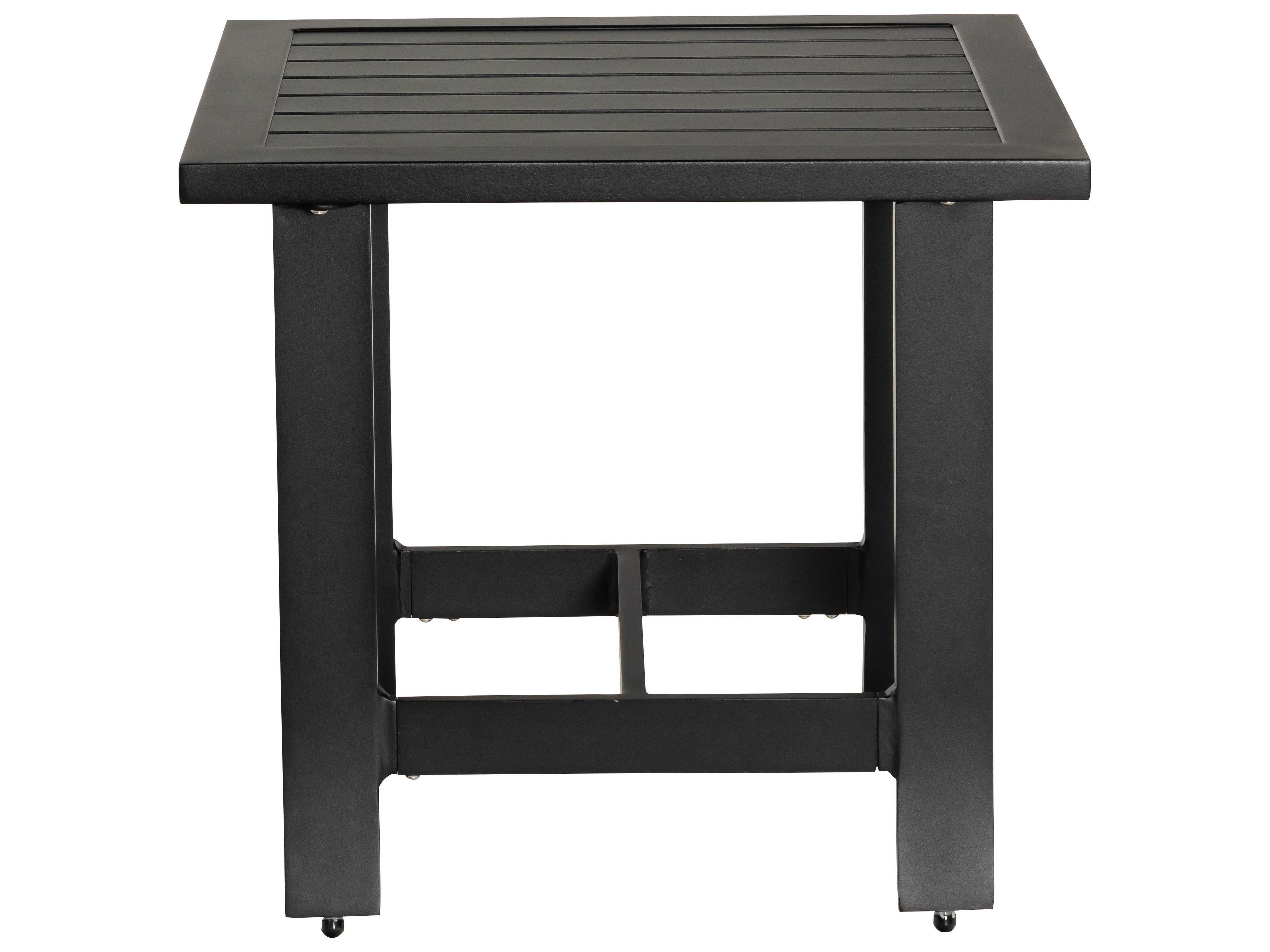 Woodard Seal Cove Aluminum Square Outdoor End Table