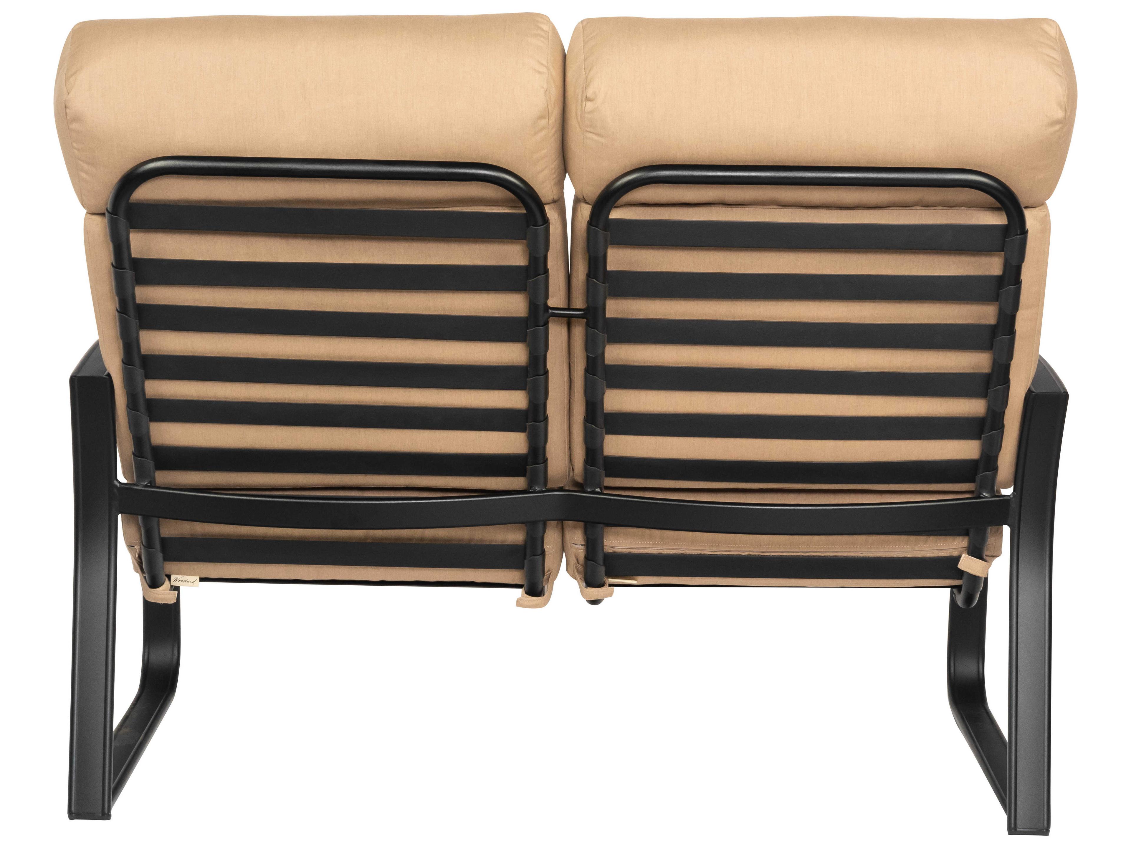 Woodard Cayman Isle Cushion Aluminum Outdoor Loveseat