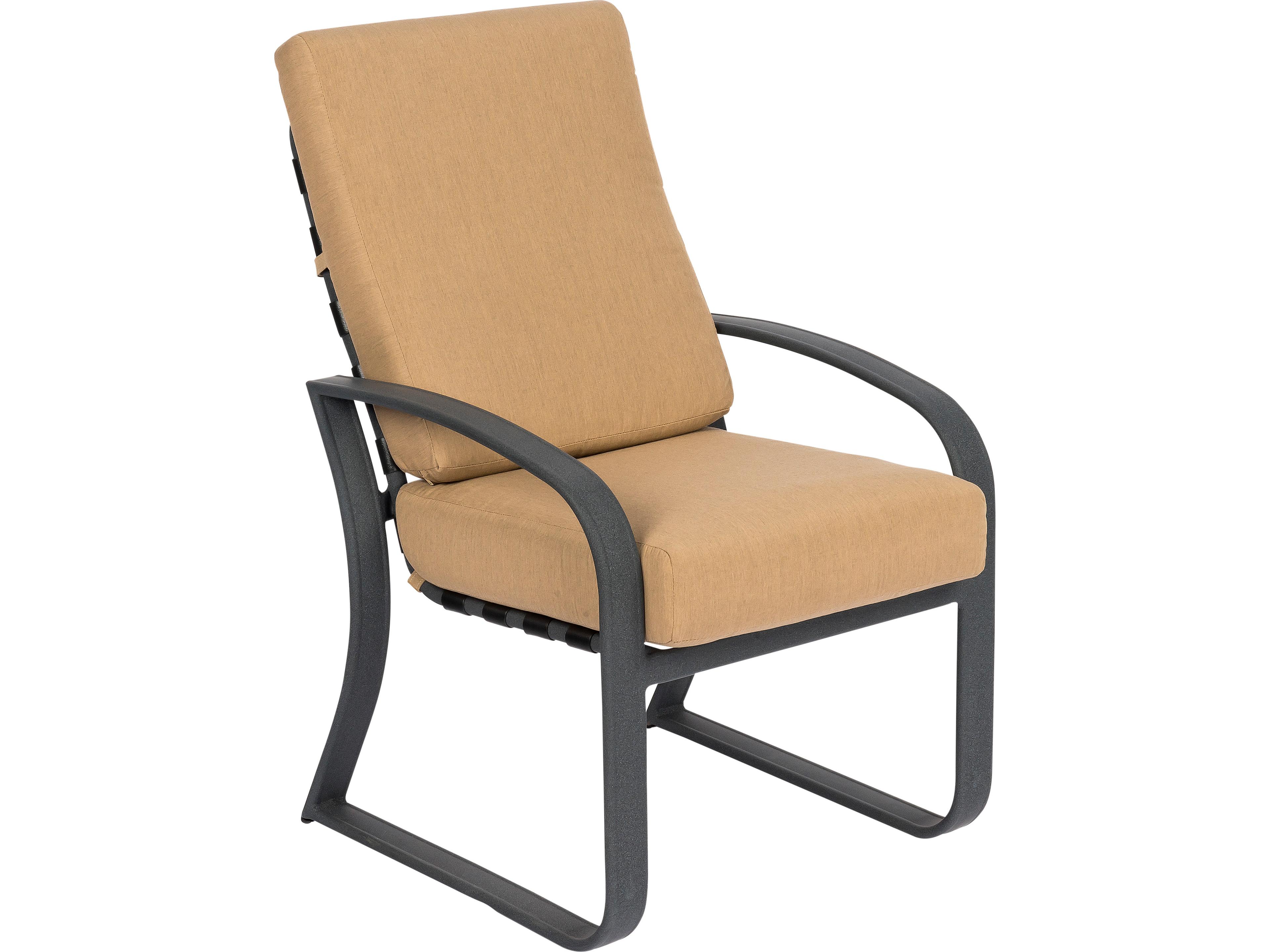 Cayman Isle Cushion Aluminum Patio Dining Arm Chair