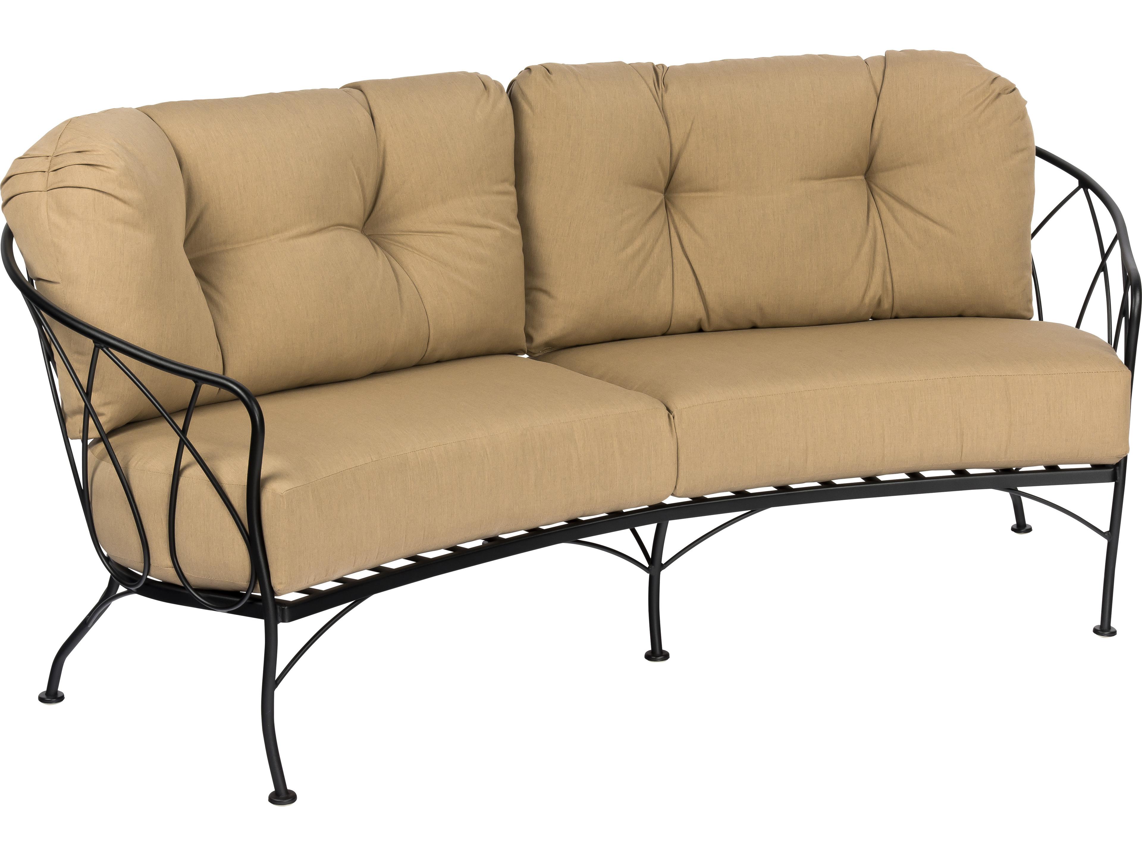 Delaney Crescent Loveseat Replacement Cushions