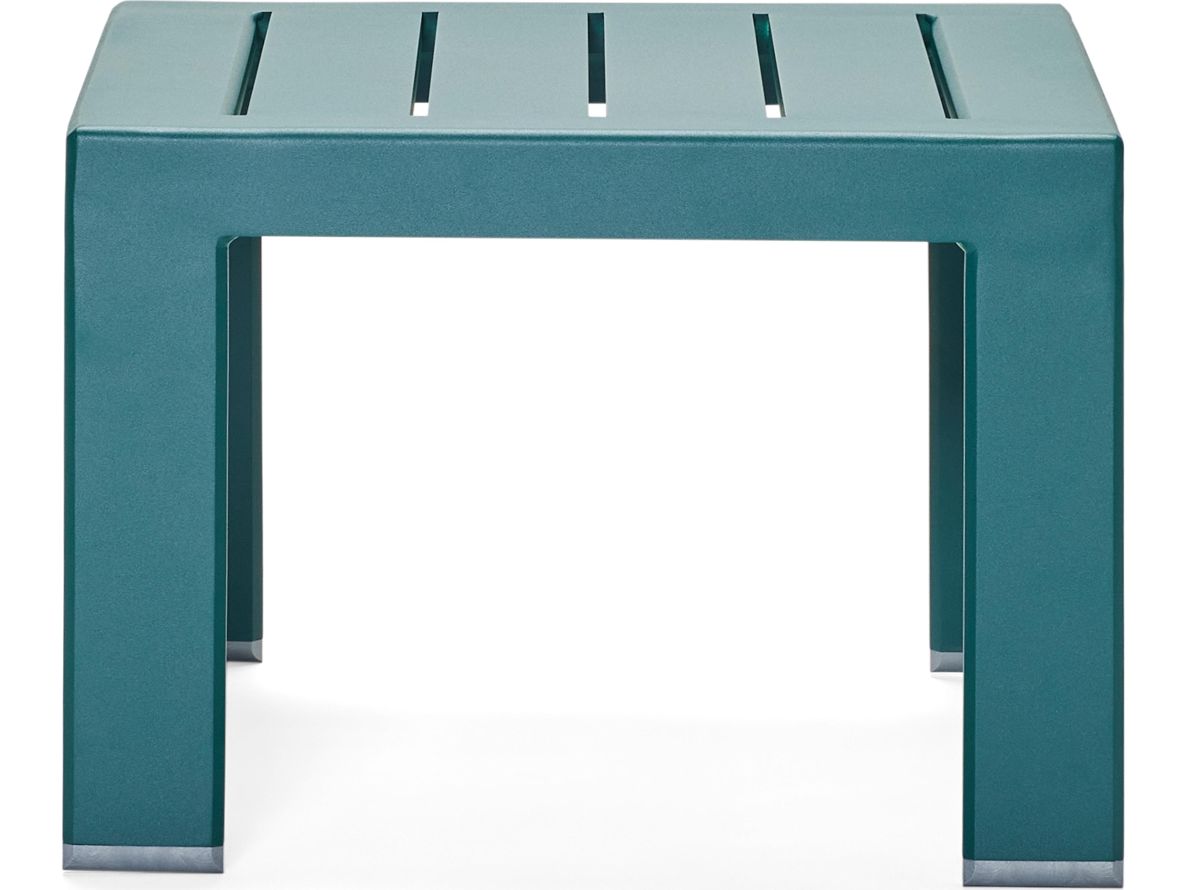 Woodard Elevation Aluminum Rectangular Outdoor End Table