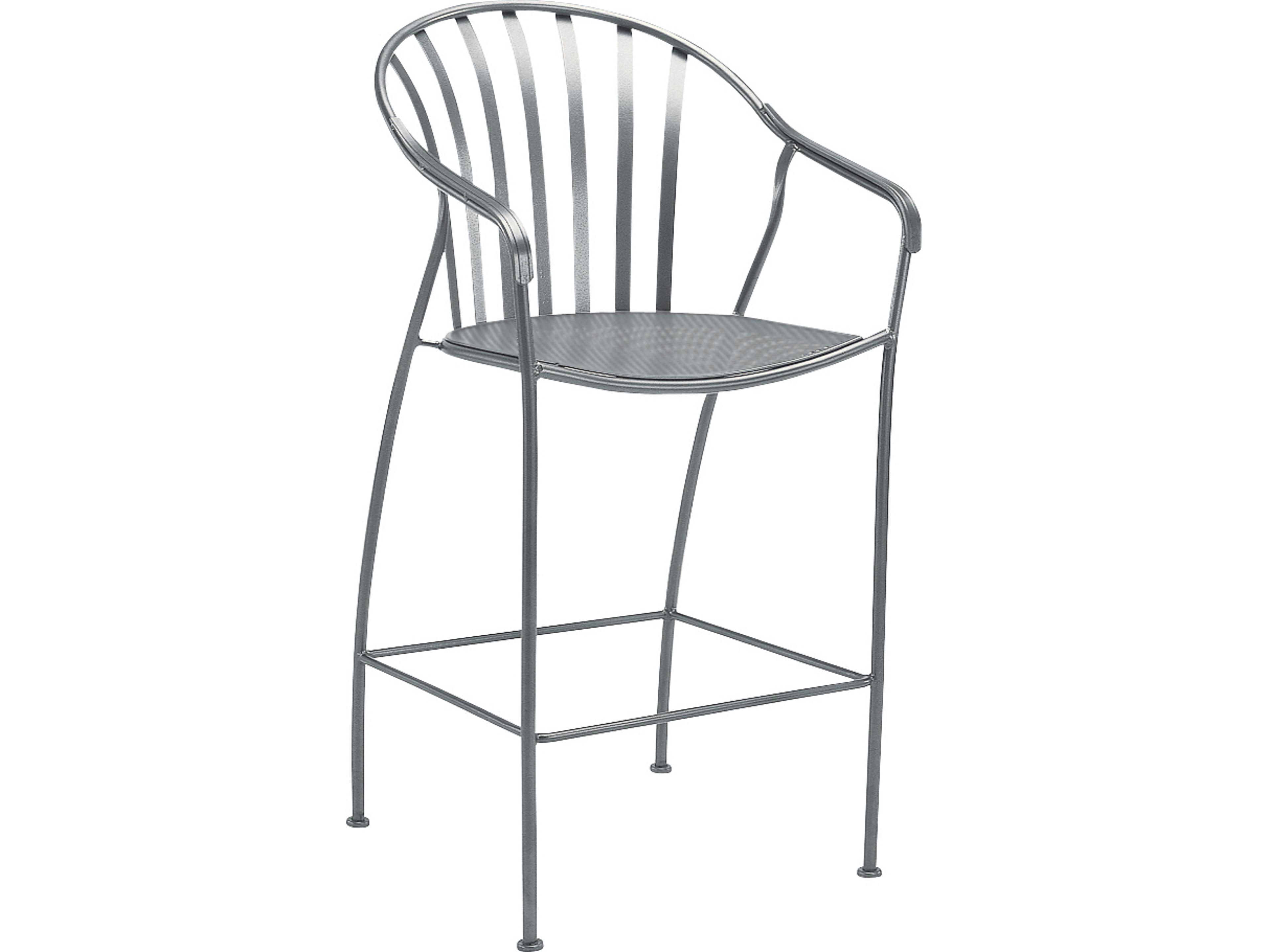 Valencia Wrought Iron Outdoor Bar Stool