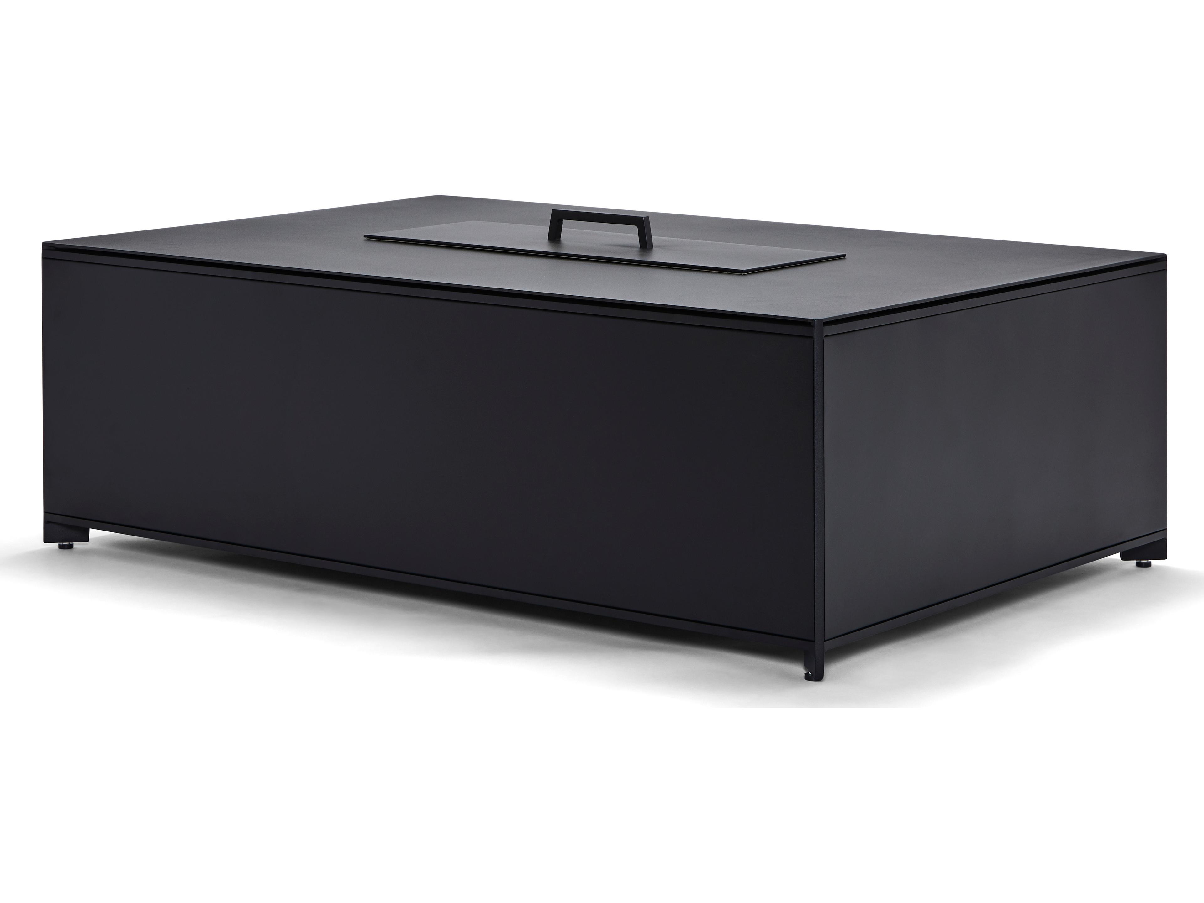 Essence Aluminum Solid Panel Rectangular Coffee Height Table