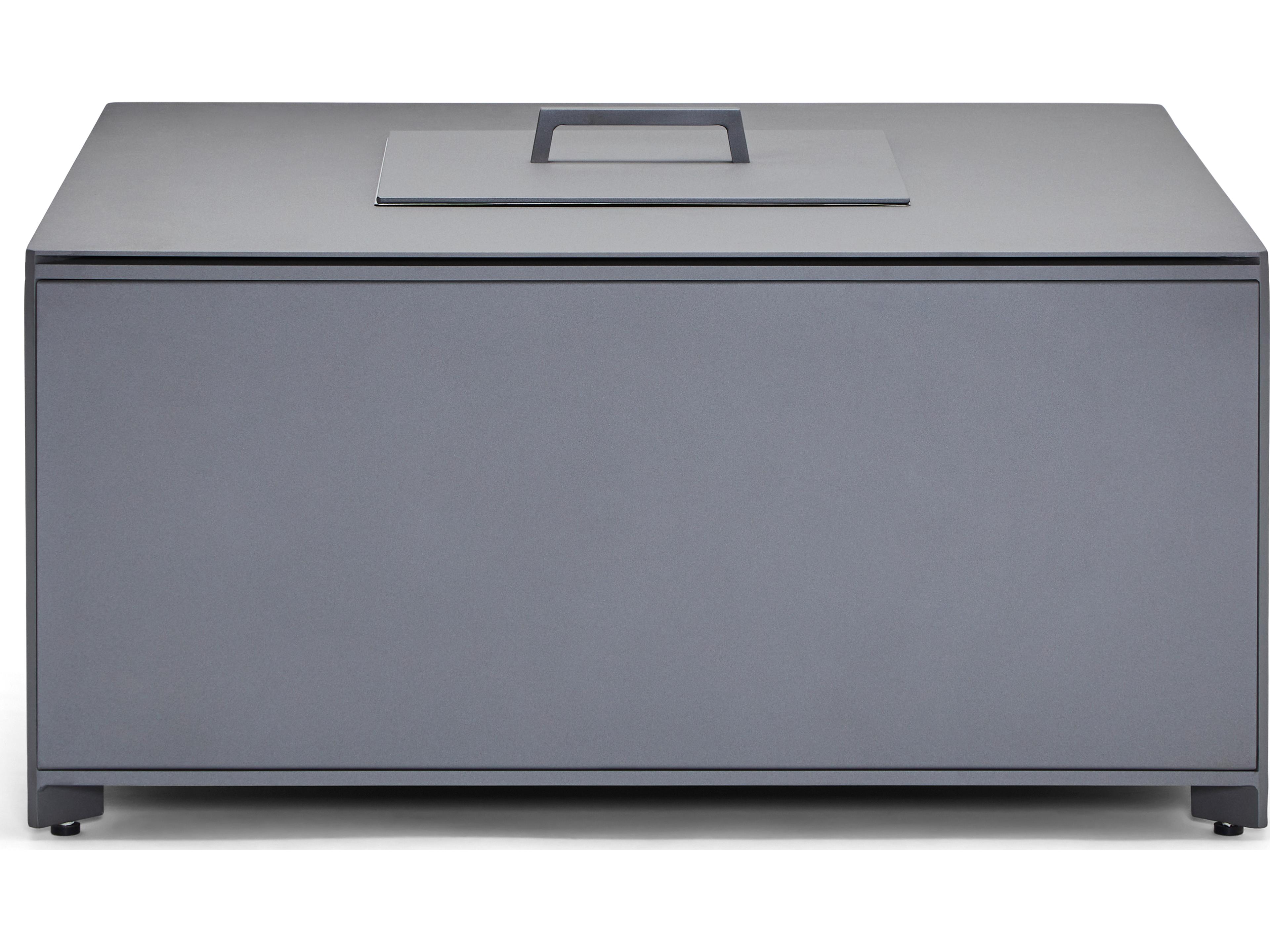 Essence Aluminum Solid Panel Square Coffee Table