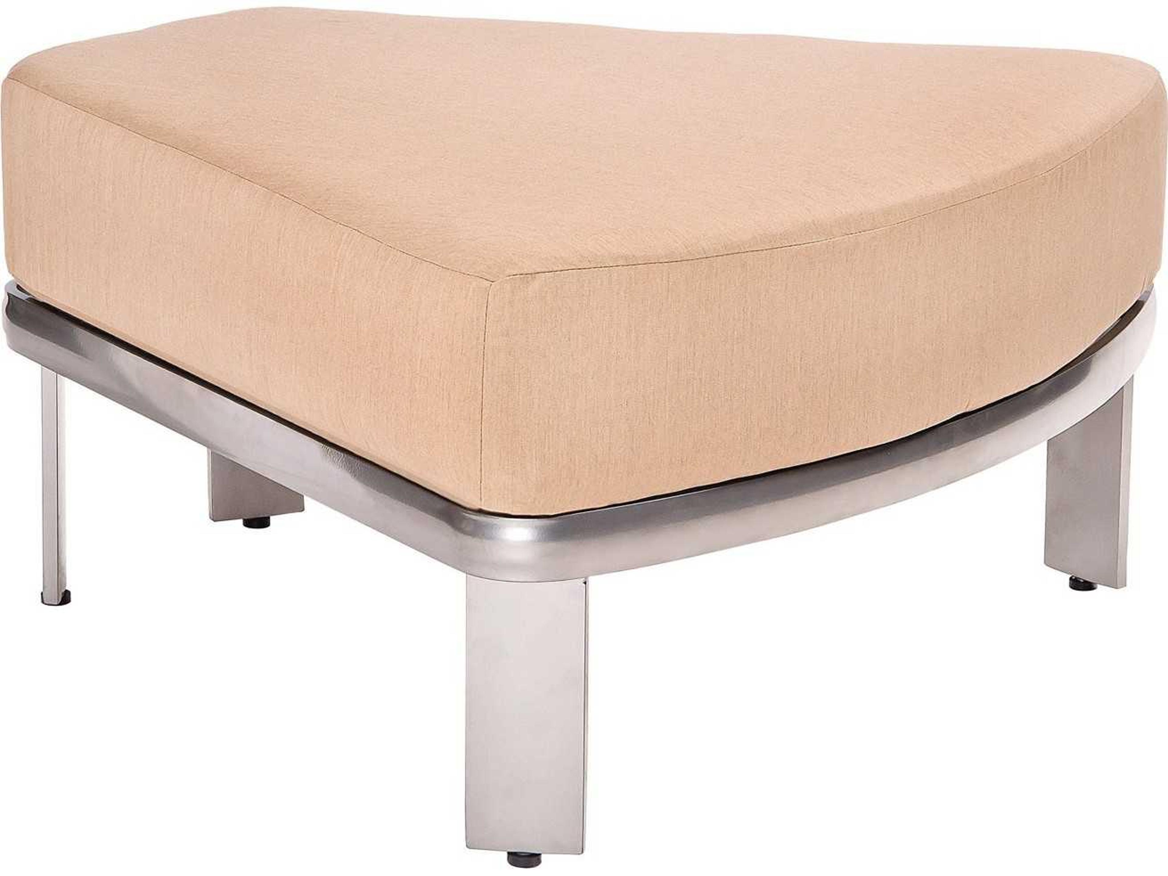 Metropolis Wedge Ottoman Replacement Cushions