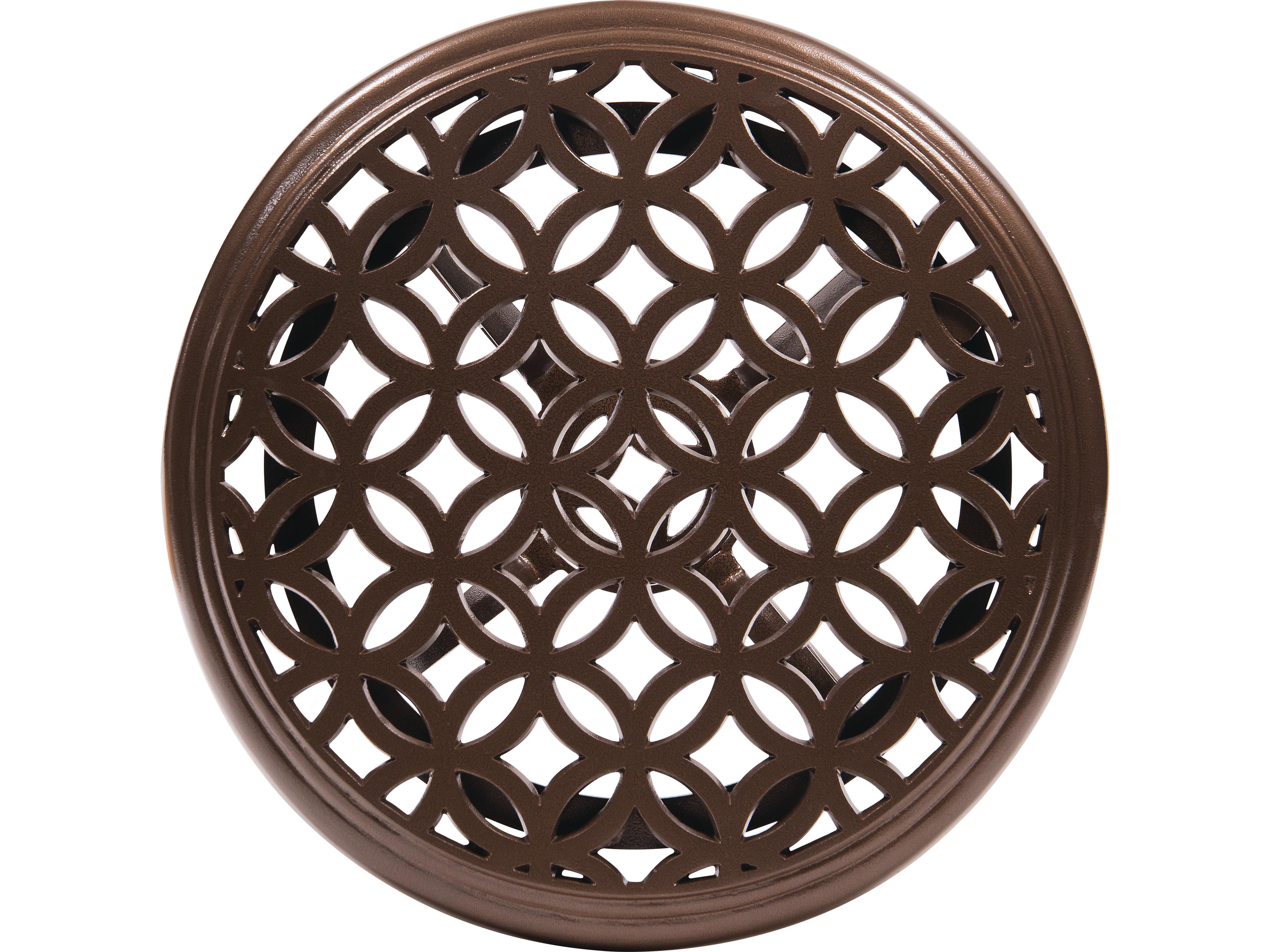 Woodard Casa Cast Aluminum Round Patio End Table