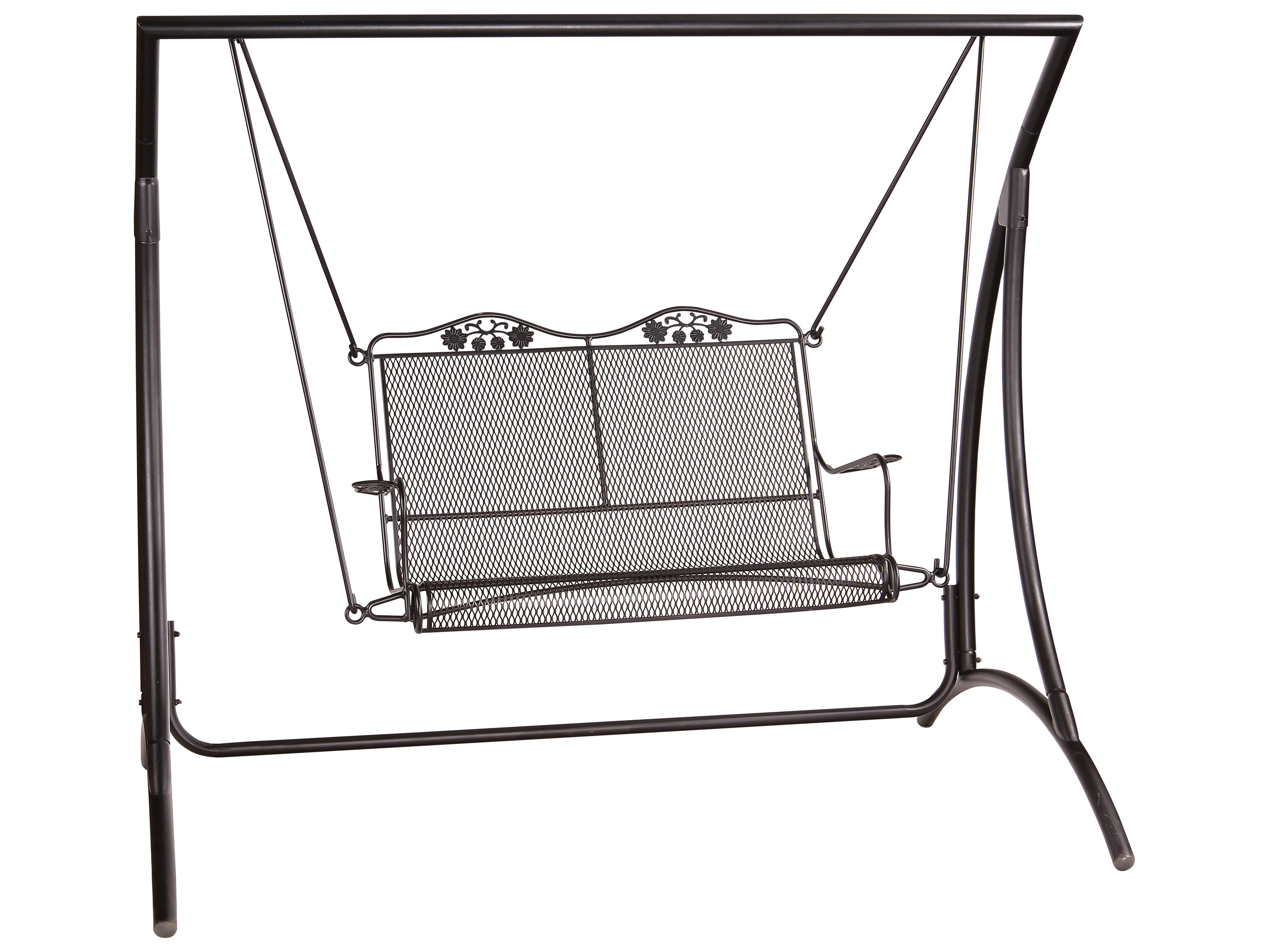 Woodard Briarwood Wrought Iron Outdoor Swing