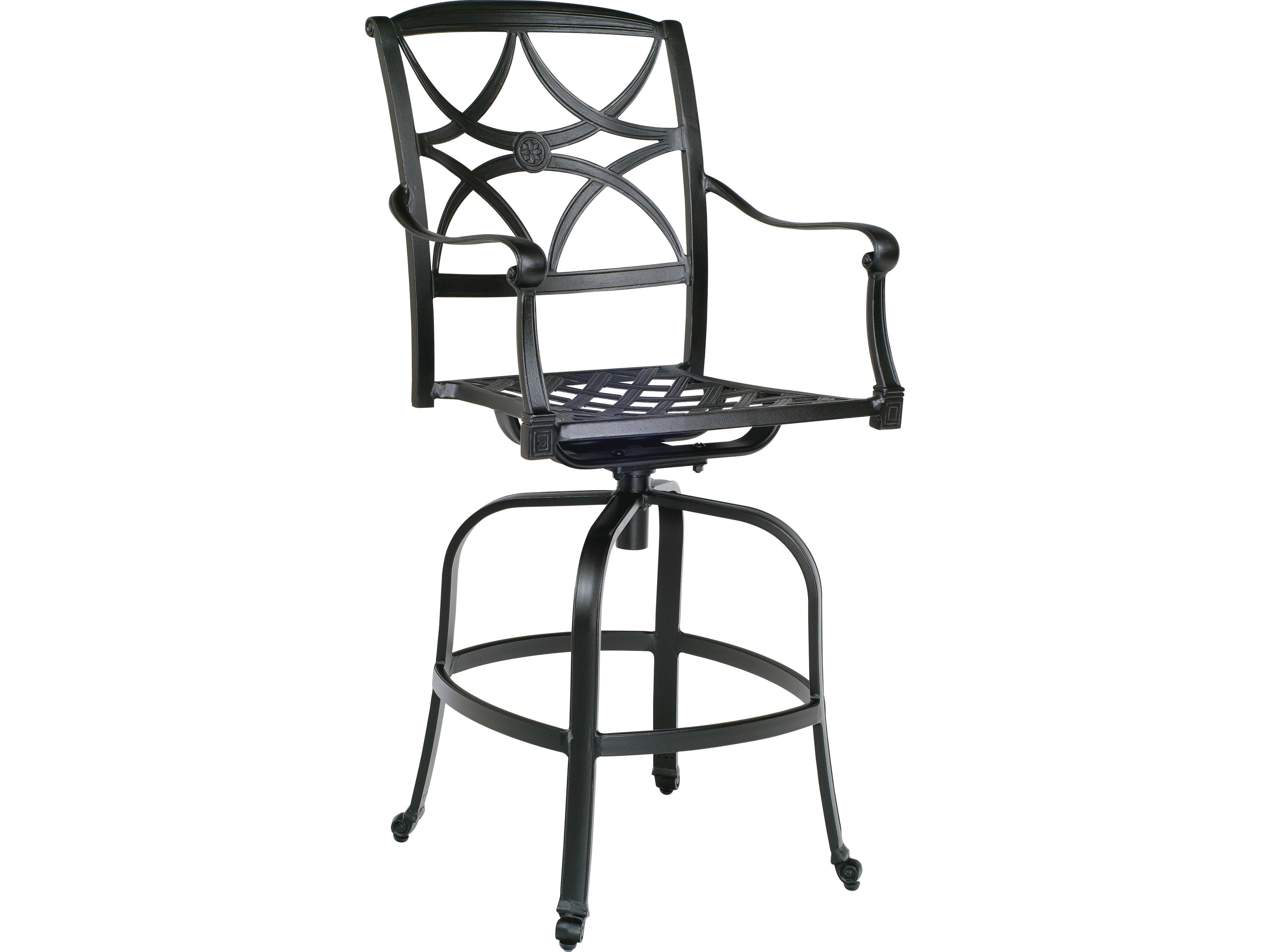 Wiltshire Cast Aluminum Swivel Patio Bar Stool