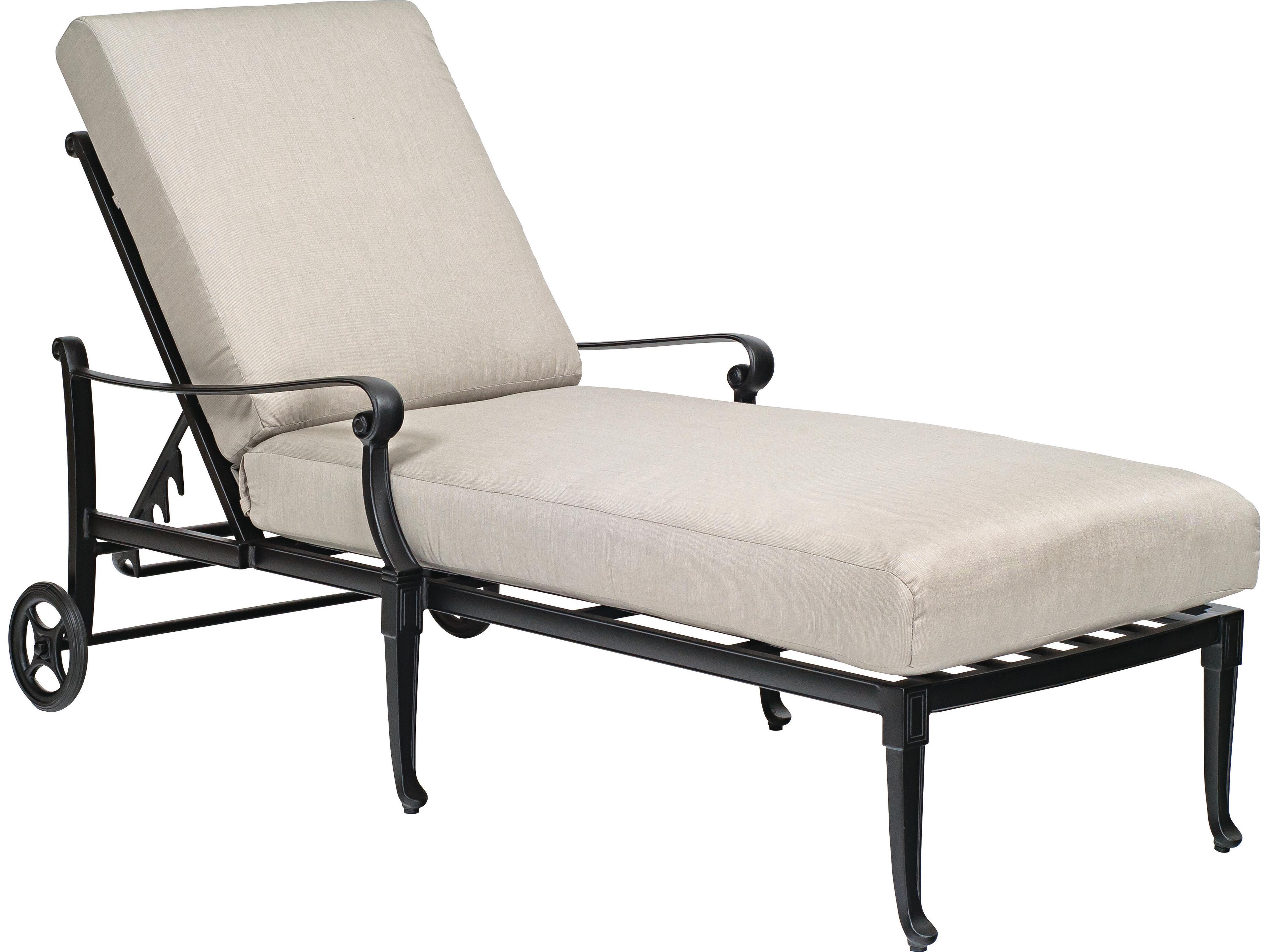 Wiltshire Cast Aluminum Adjustable Outdoor Patio Chaise Lounge