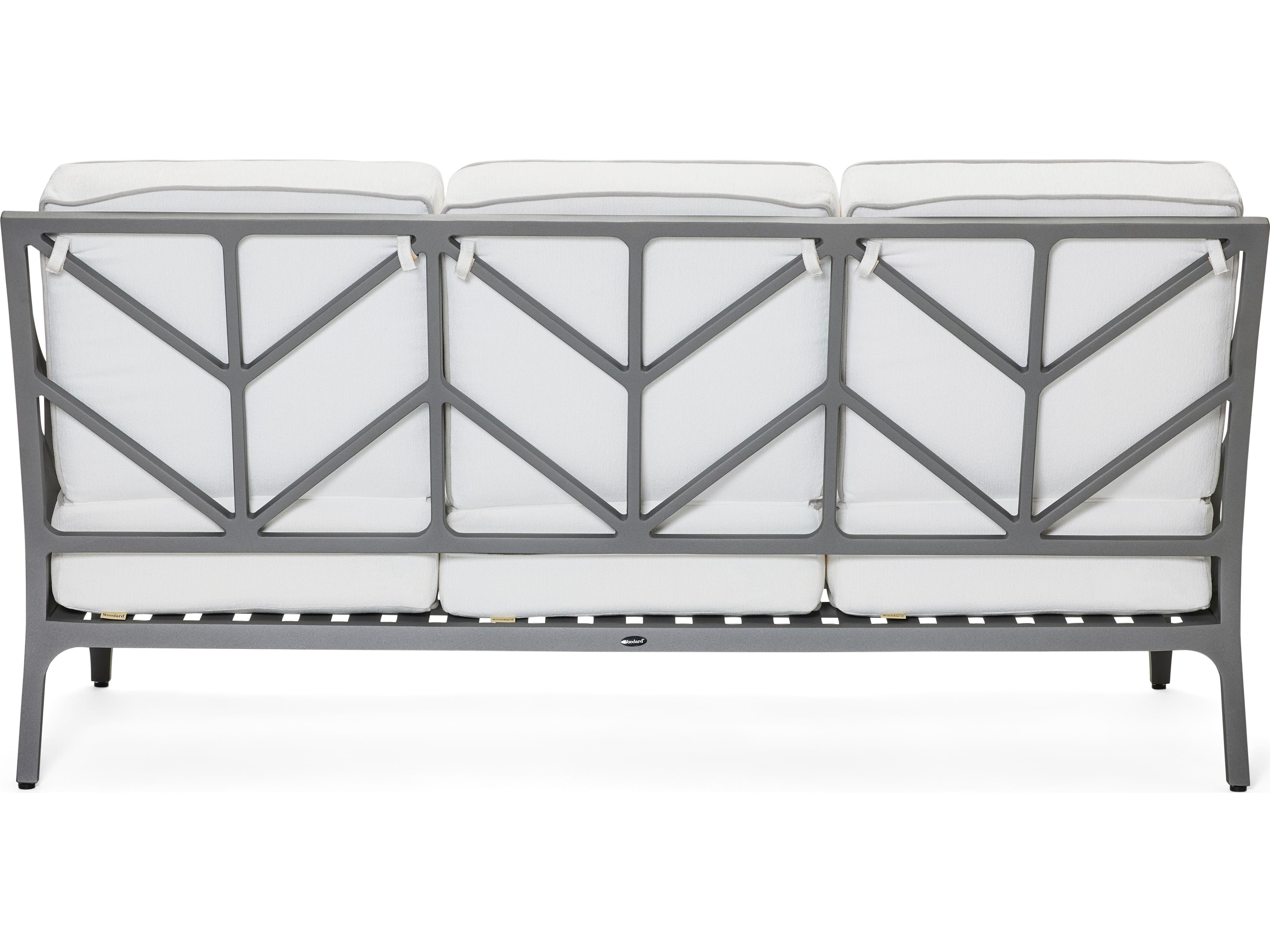 Woodard Alberti Cast Aluminum Patio Sofa