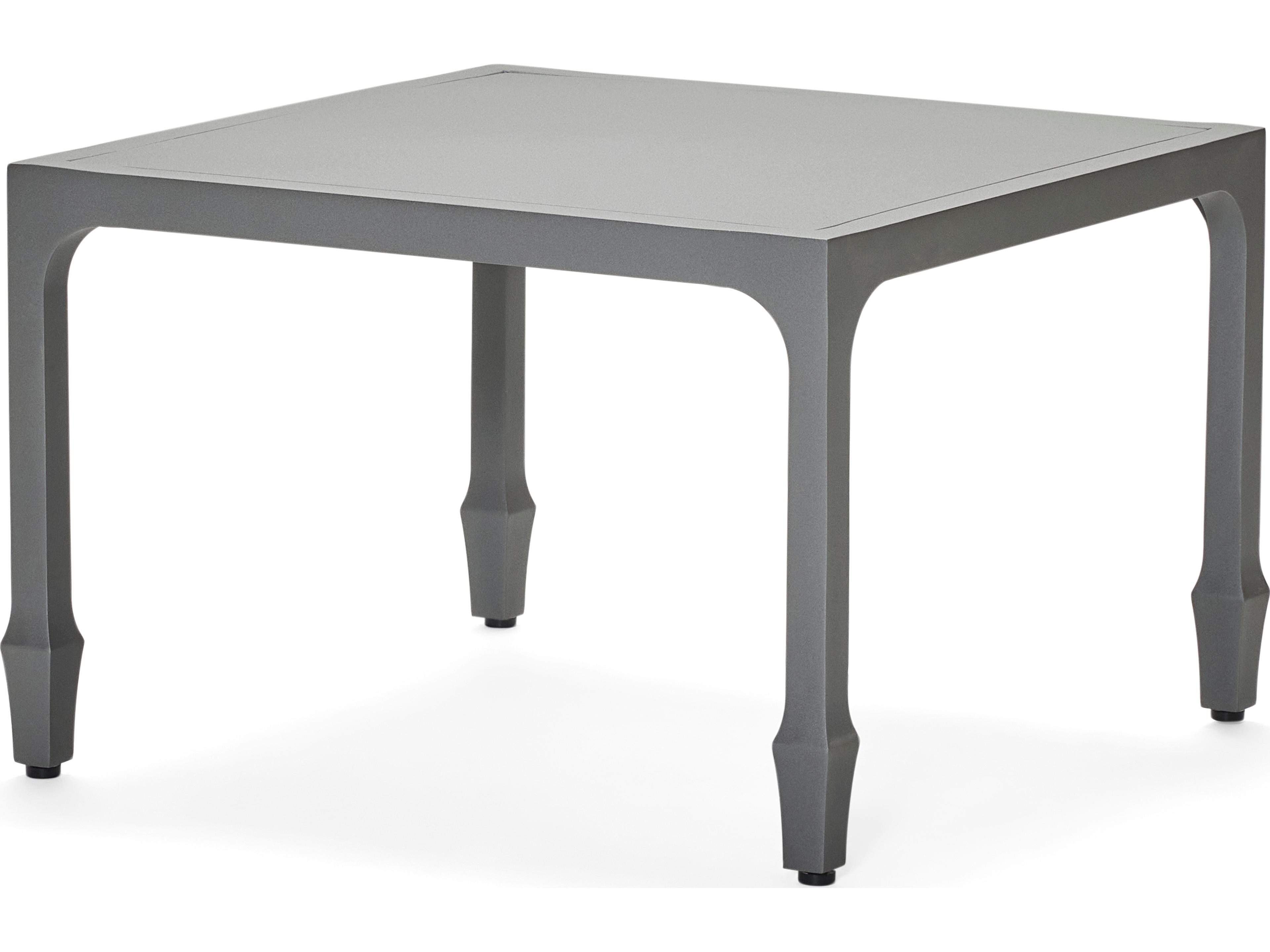 Alberti Cast Aluminum Square Outdoor Patio End Table