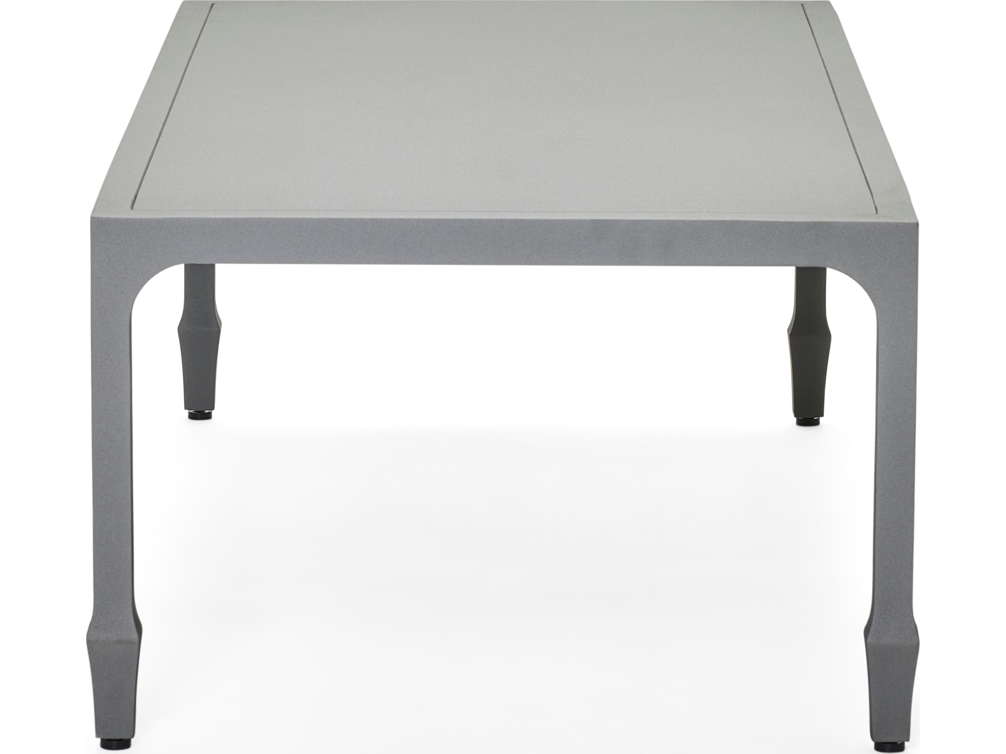 Woodard Alberti Cast Aluminum Rectangular Outdoor Patio Coffee Table
