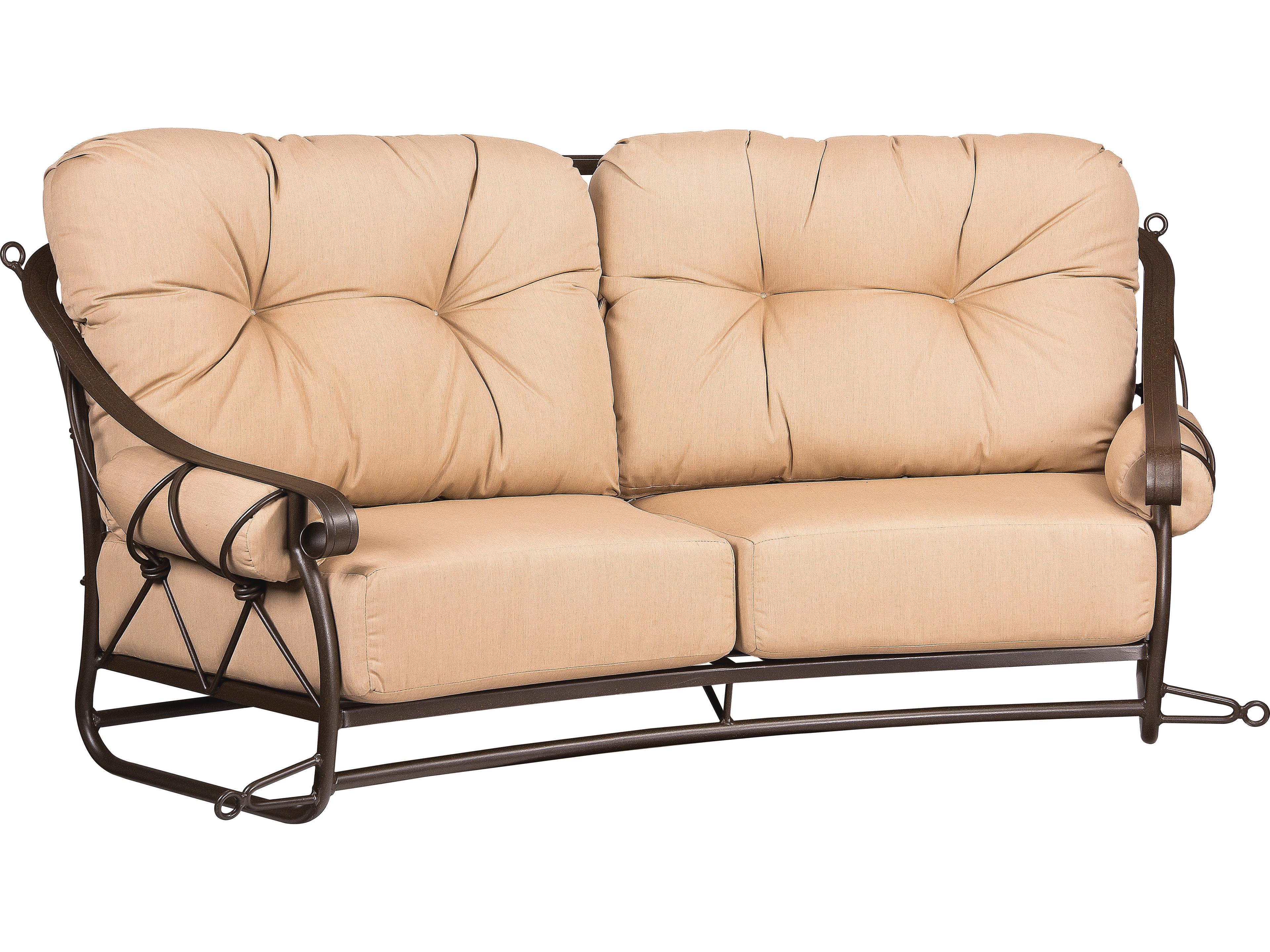 Derby Cushion Wrought Iron Patio Swing