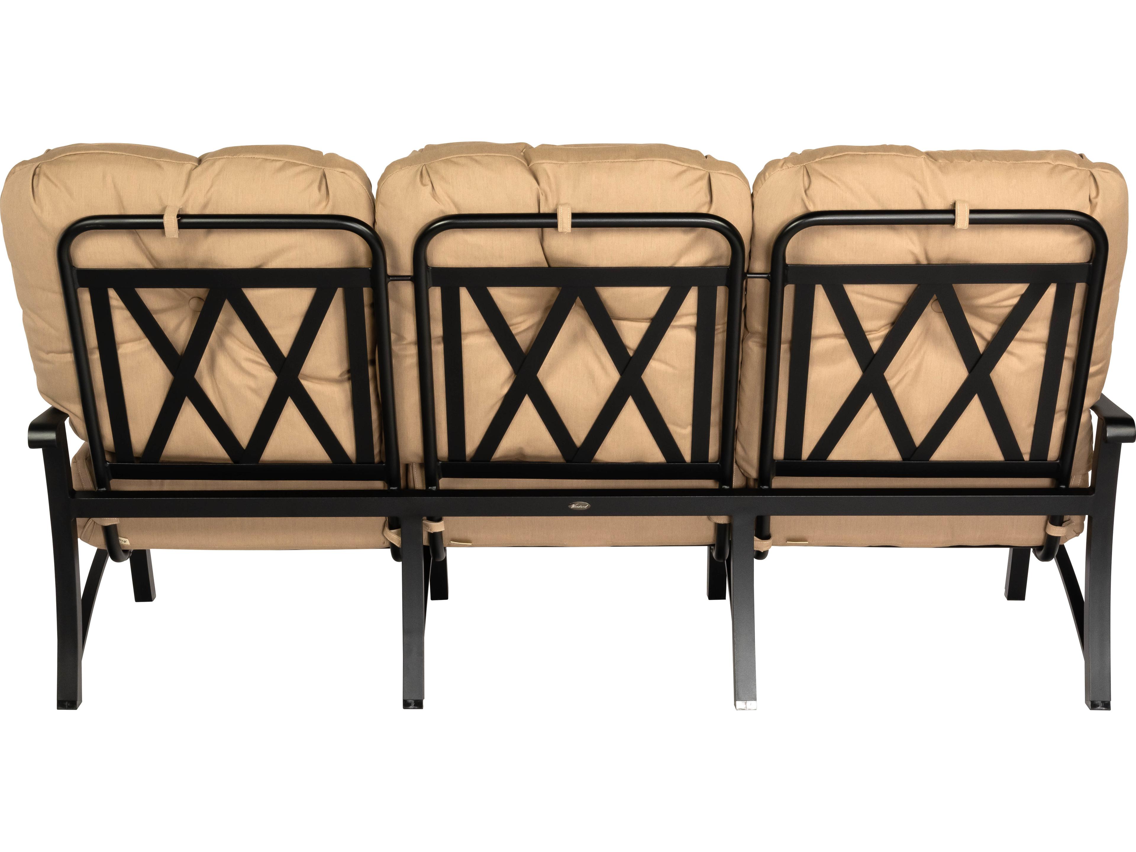 Woodard Cortland Cushion Aluminum Outdoor Patio Sofa