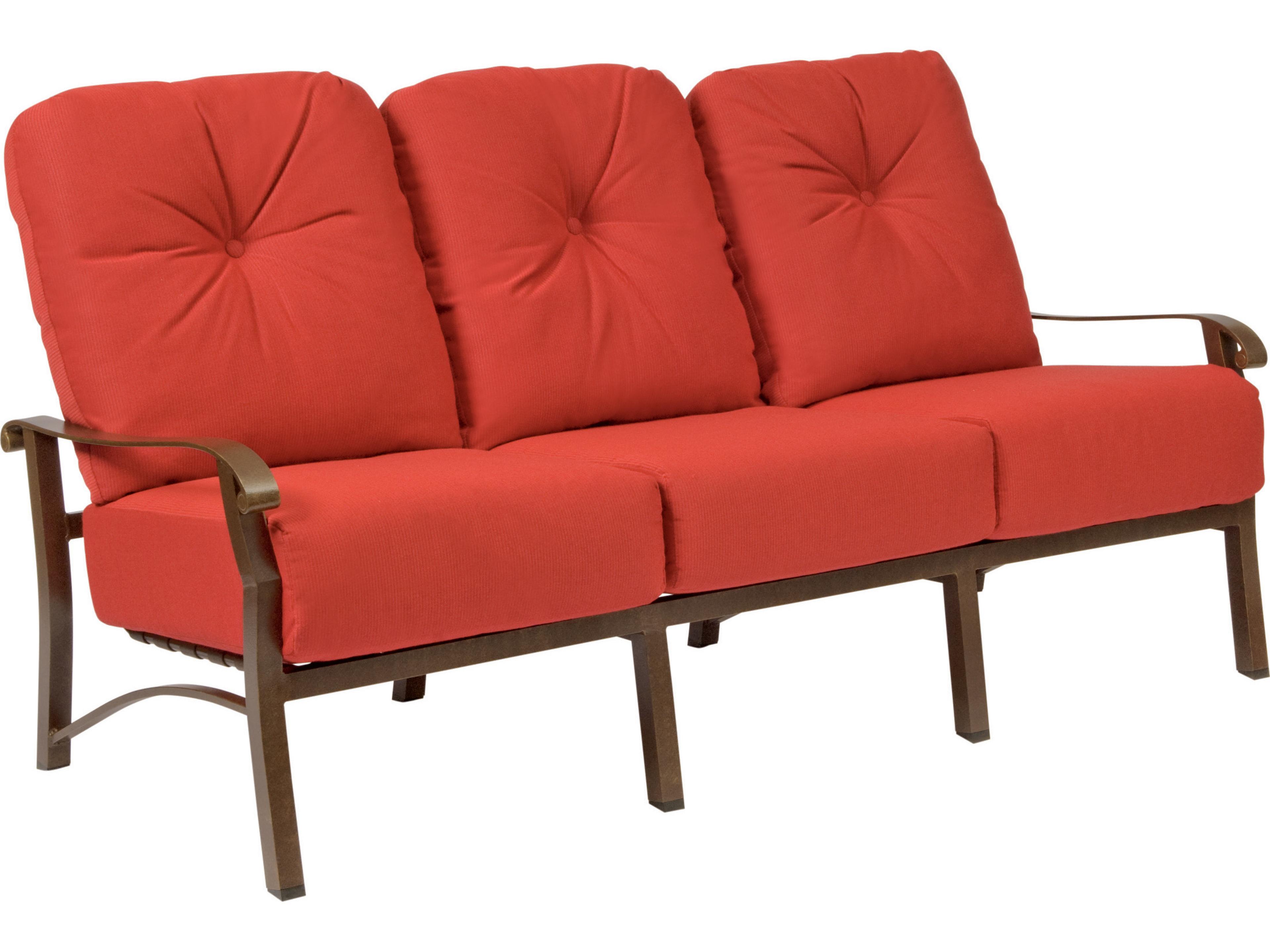 Woodard Cortland Cushion Aluminum Outdoor Patio Sofa