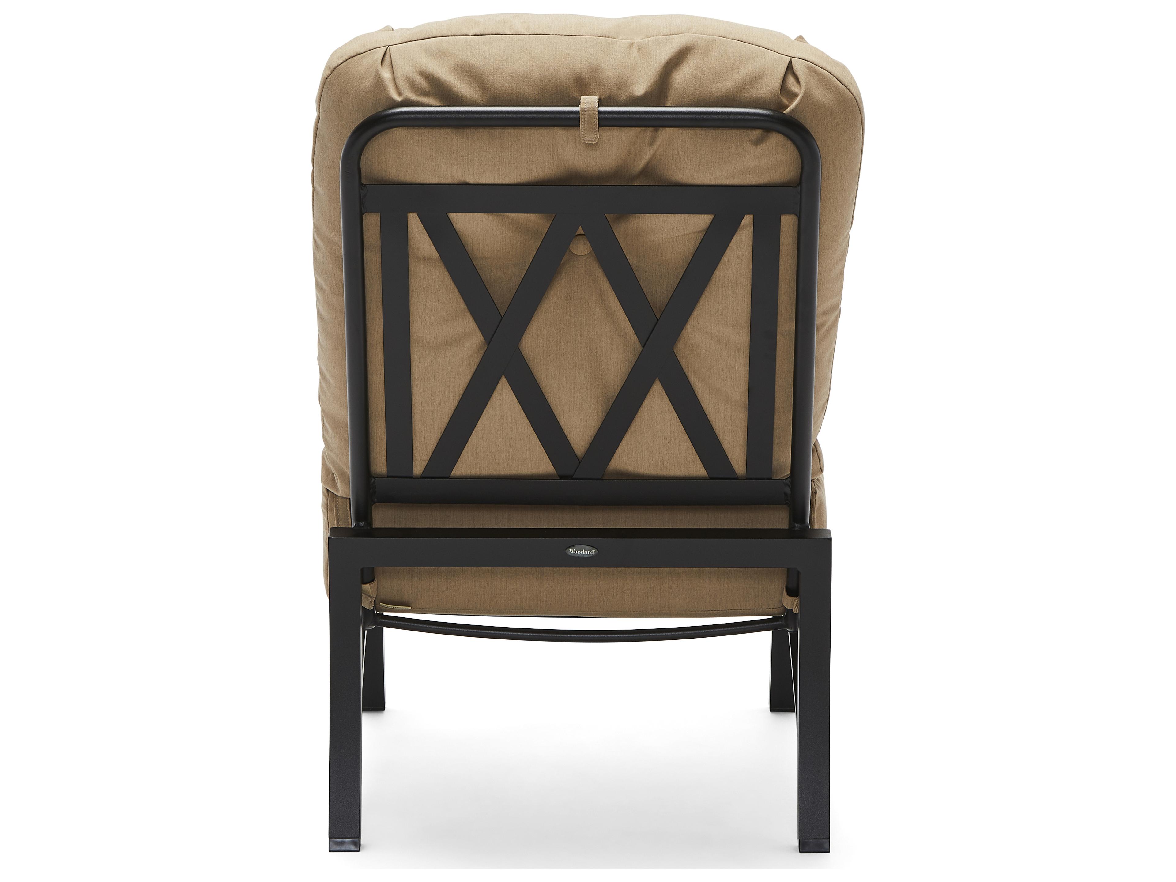 Woodard Cortland Cushion Aluminum Modular Outdoor Patio Lounge Chair