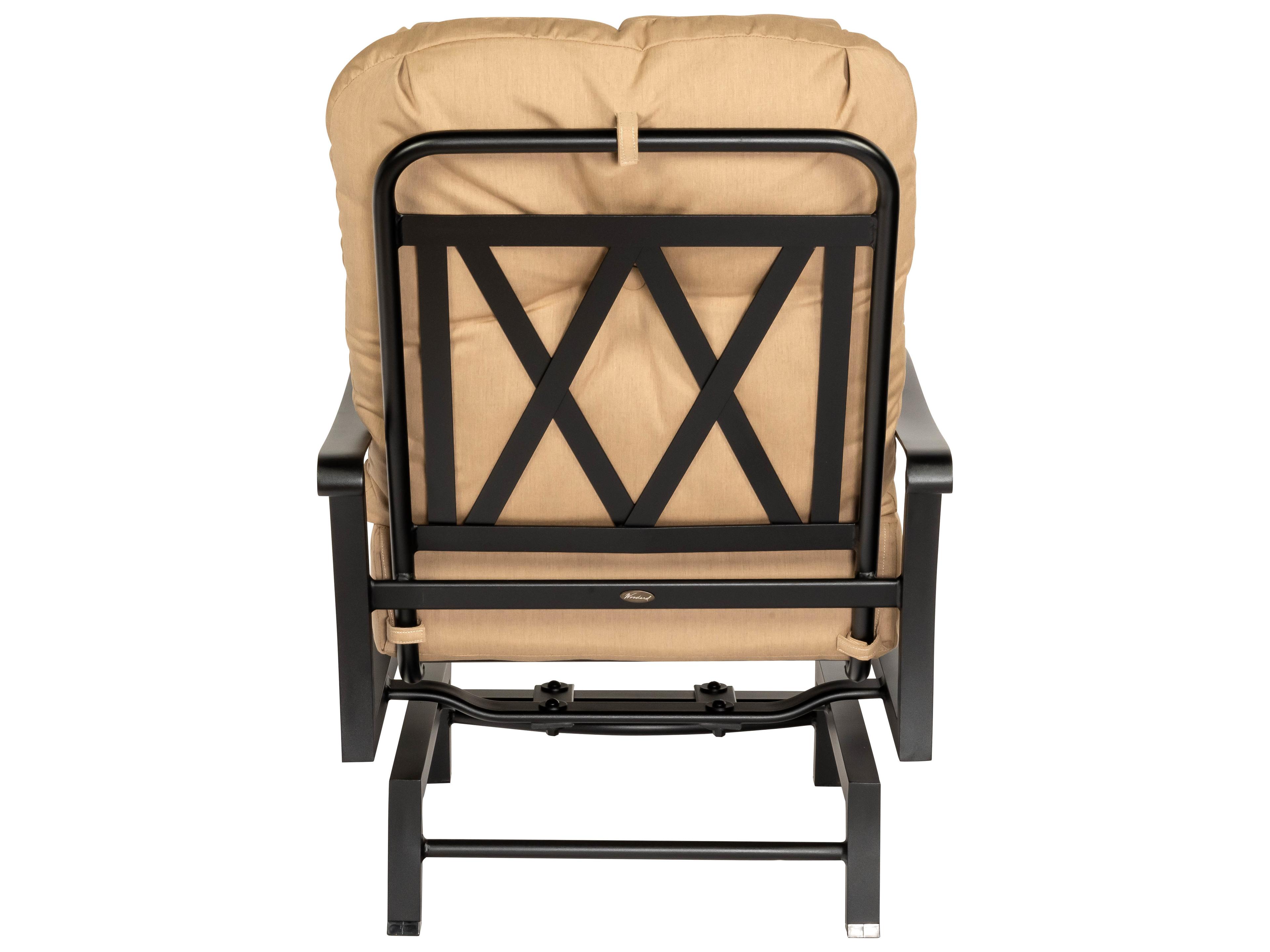 Woodard Cortland Cushion Aluminum Spring Patio Lounge Chair