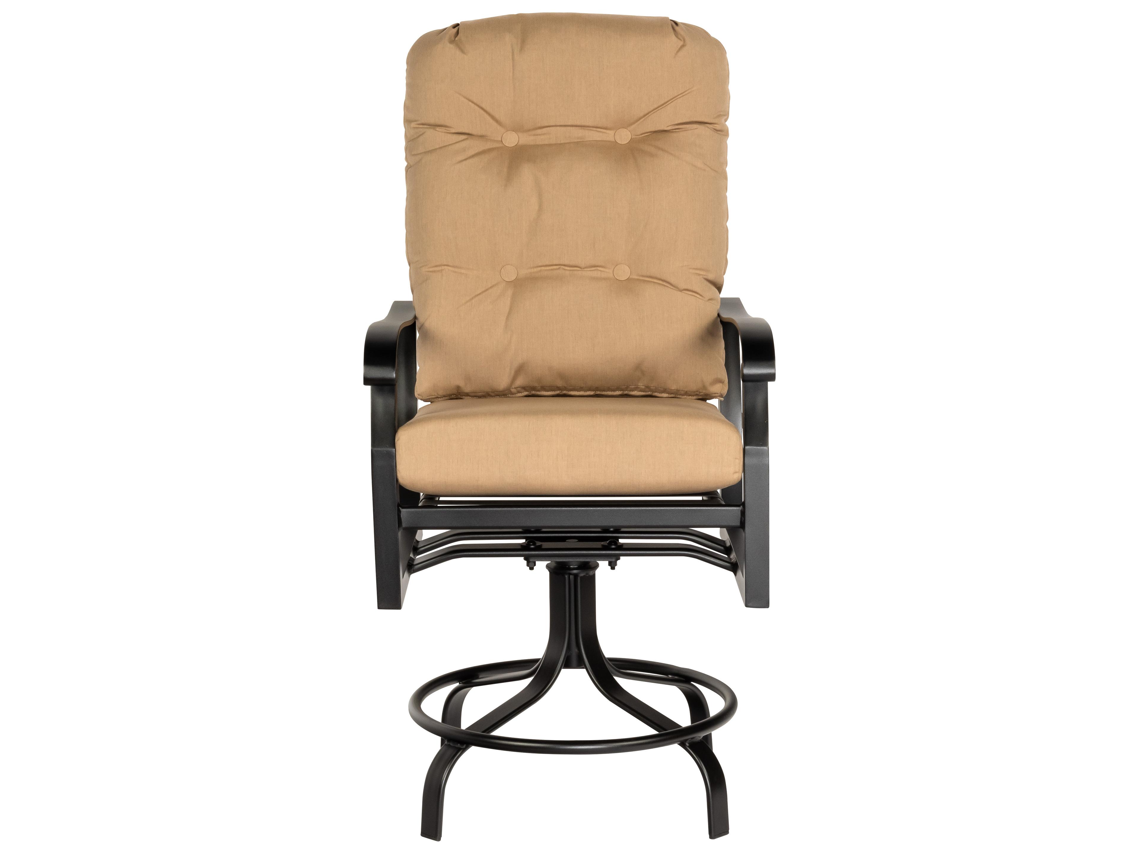 Woodard Cortland Cushion Aluminum Swivel Patio Counter Stool