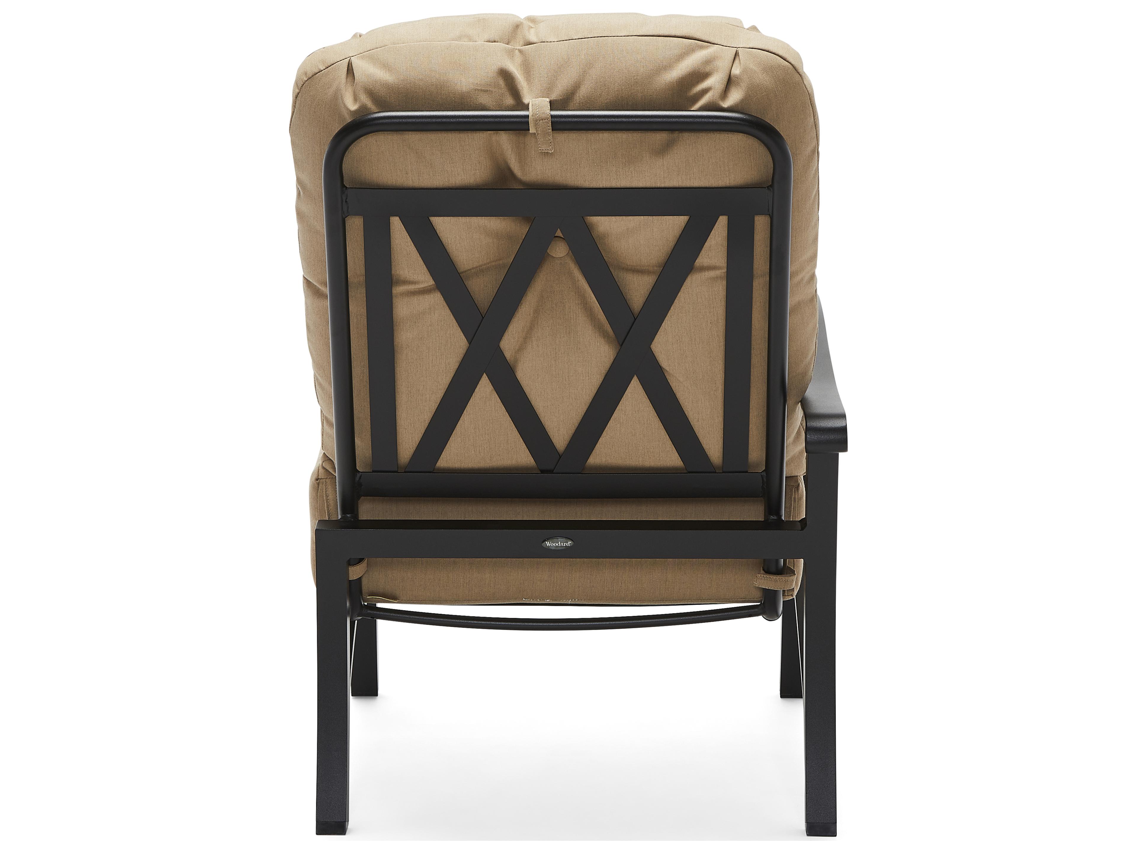 Woodard Cortland Cushion Aluminum Left Arm Outdoor Patio Lounge Chair