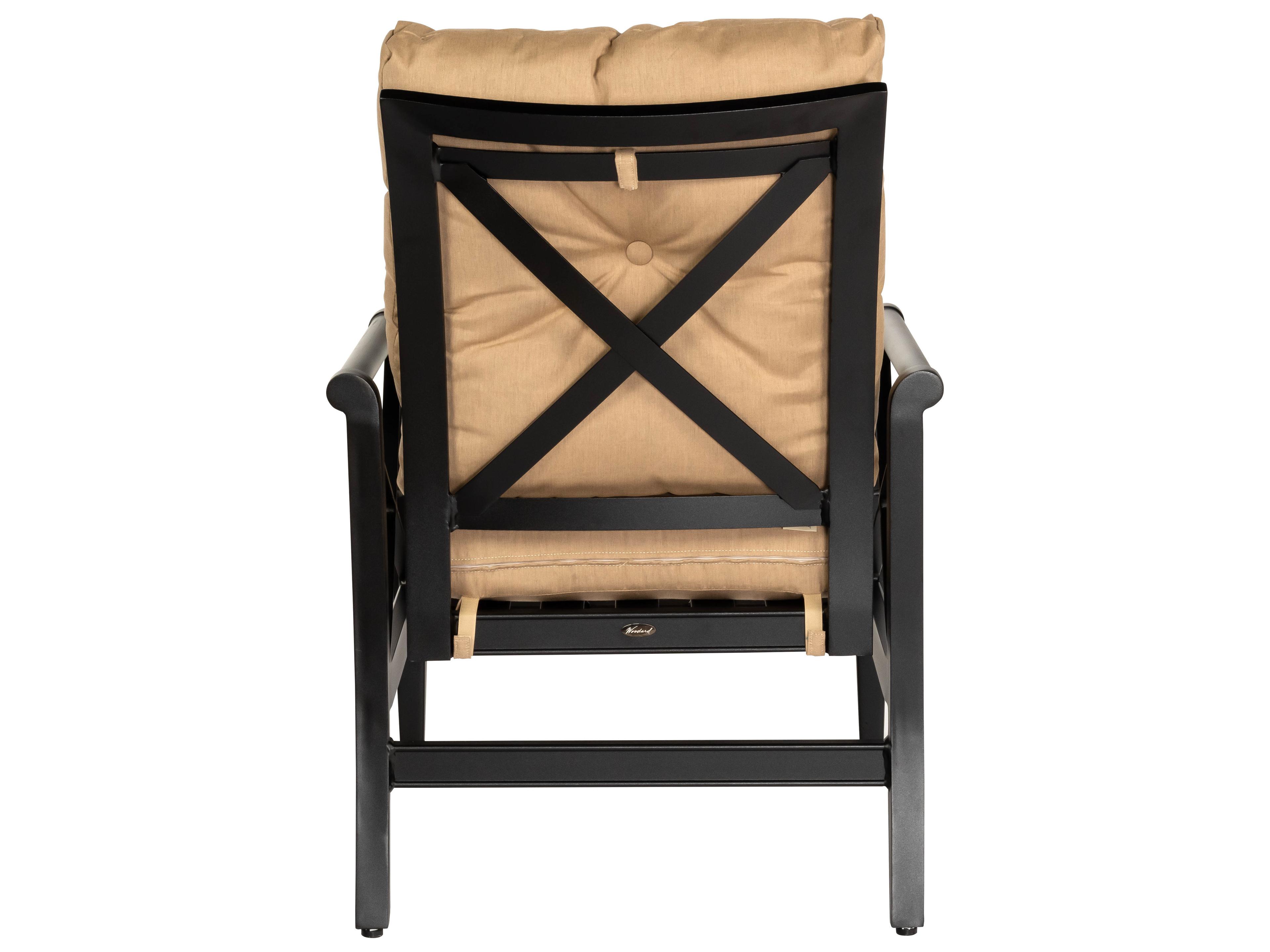 Woodard Andover Cushion Aluminum Rocking Outdoor Patio Lounge Chair