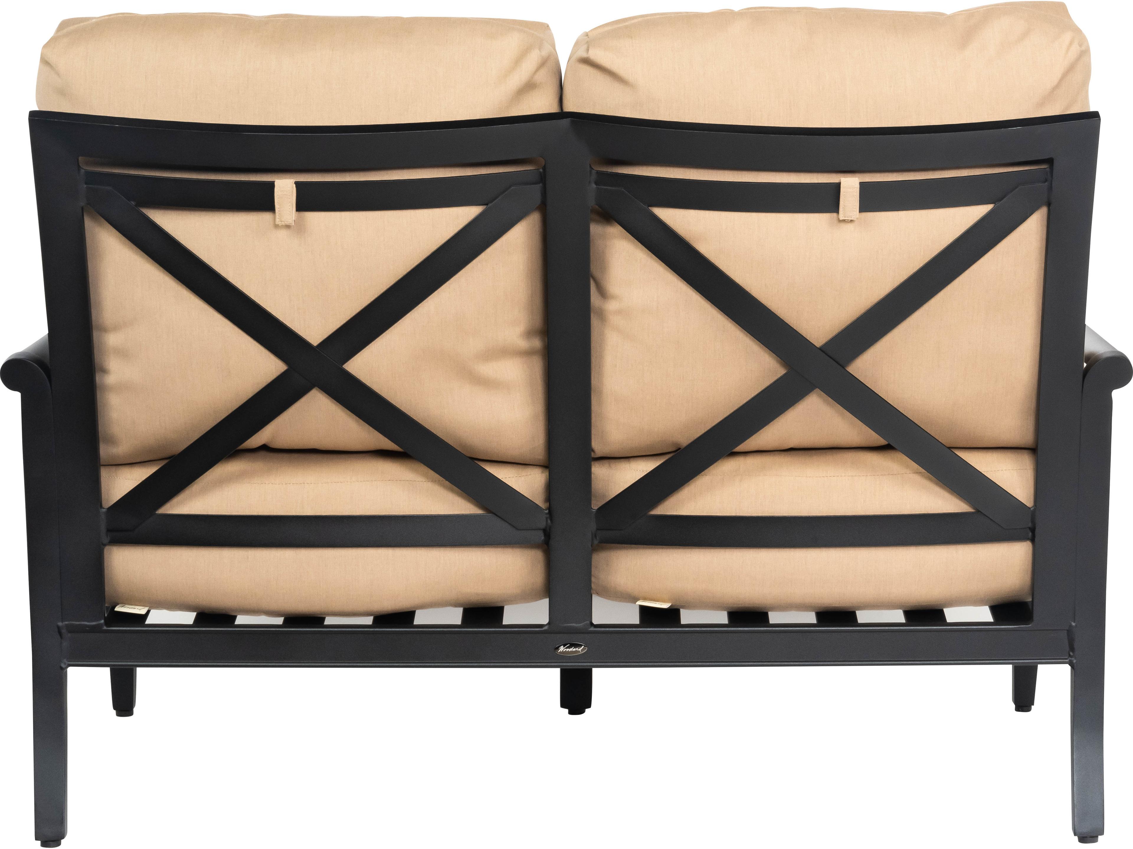 Woodard Andover Cushion Aluminum Outdoor Loveseat