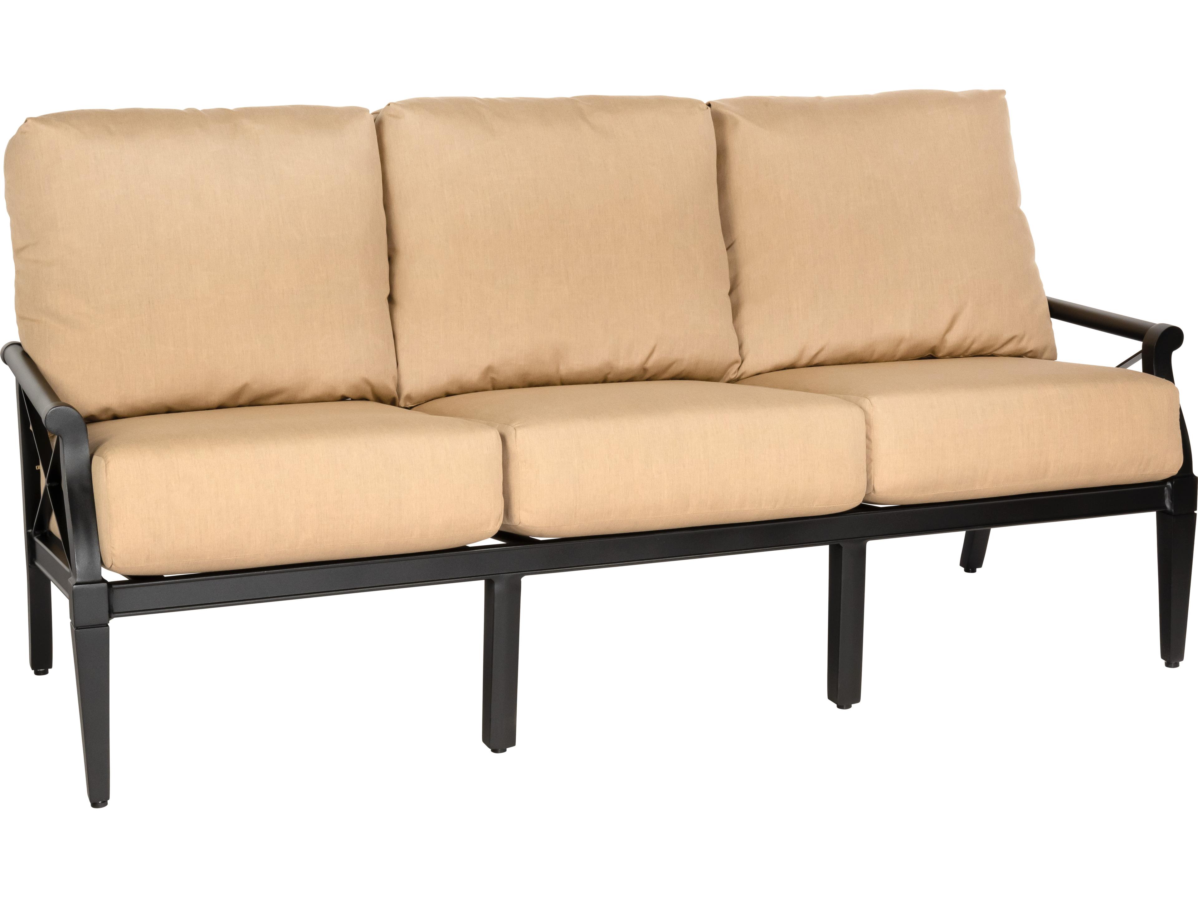 Andover Cushion Aluminum Outdoor Patio Sofa