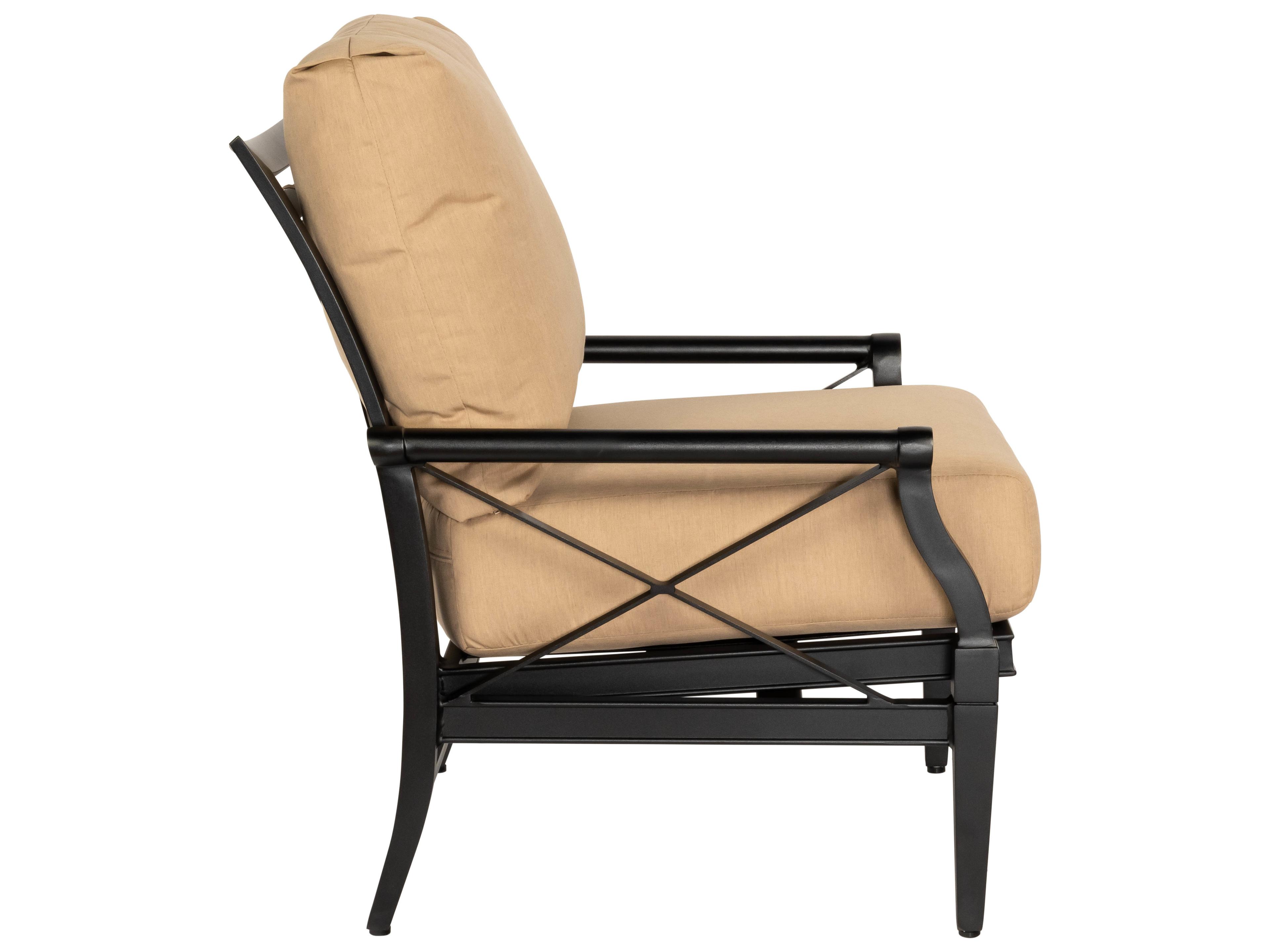 Woodard Andover Cushion Aluminum Rocking Outdoor Patio Lounge Chair