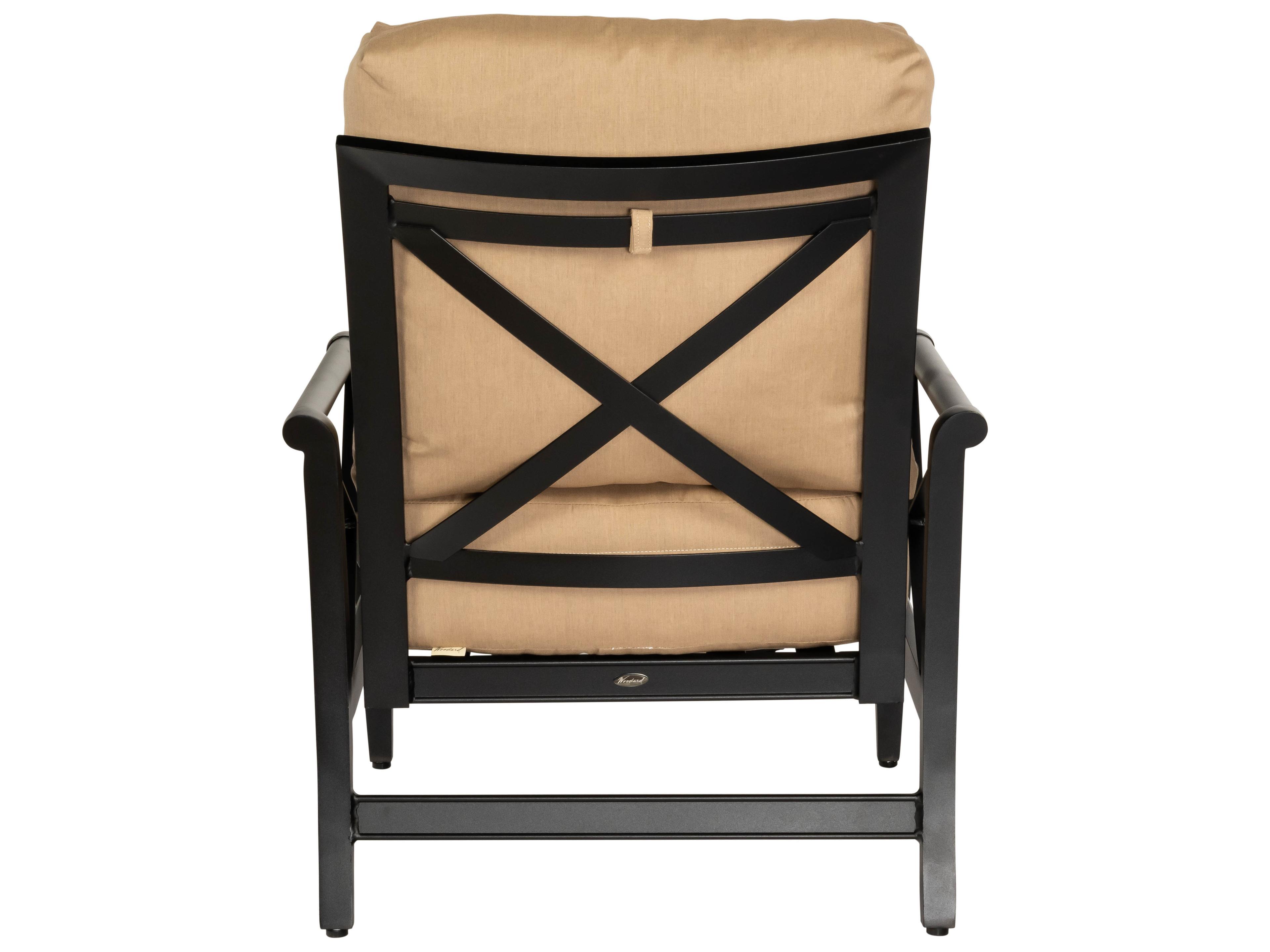 Woodard Andover Cushion Aluminum Rocking Outdoor Patio Lounge Chair
