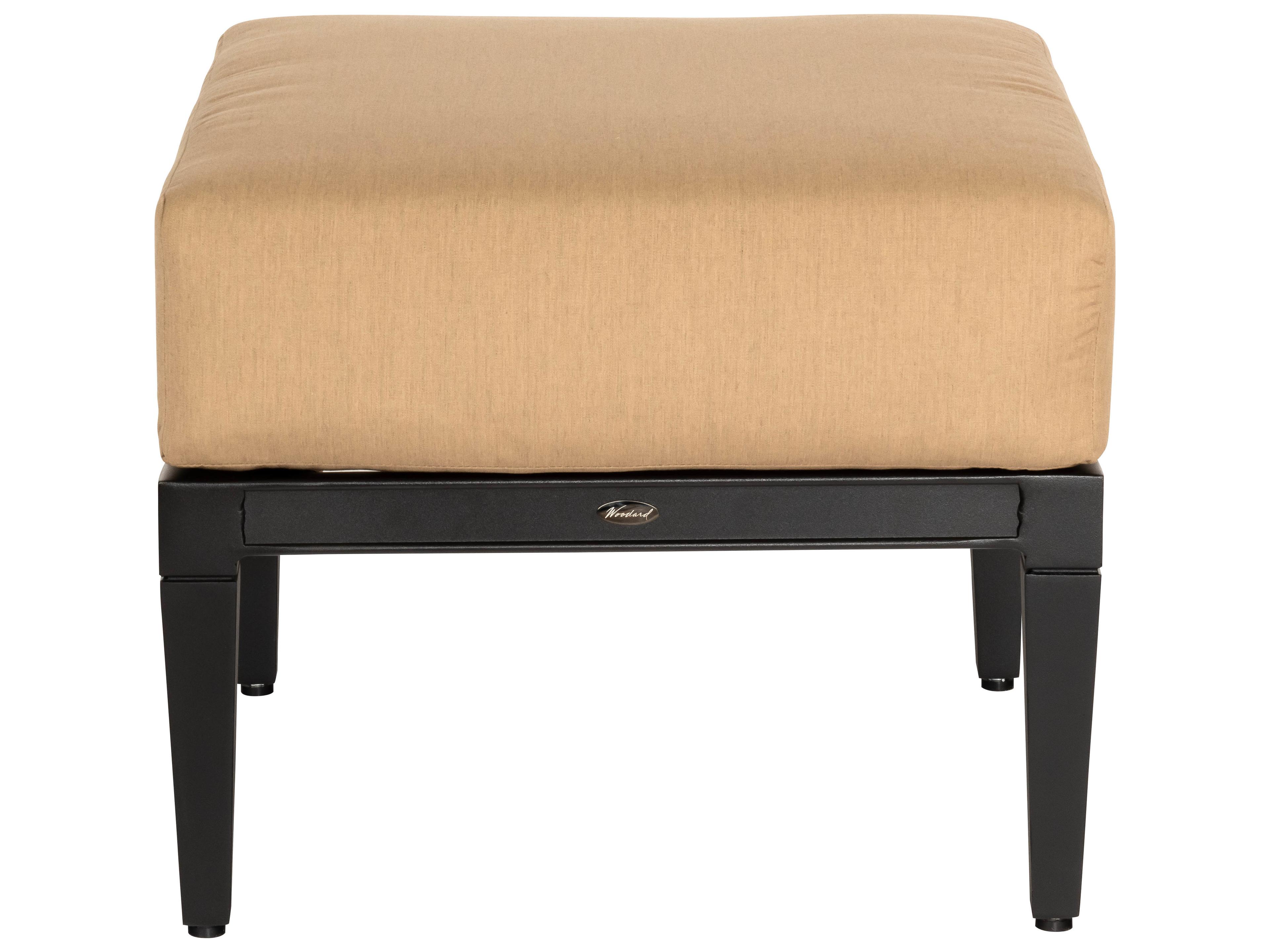 Woodard Andover Cushion Aluminum Outdoor Patio Ottoman