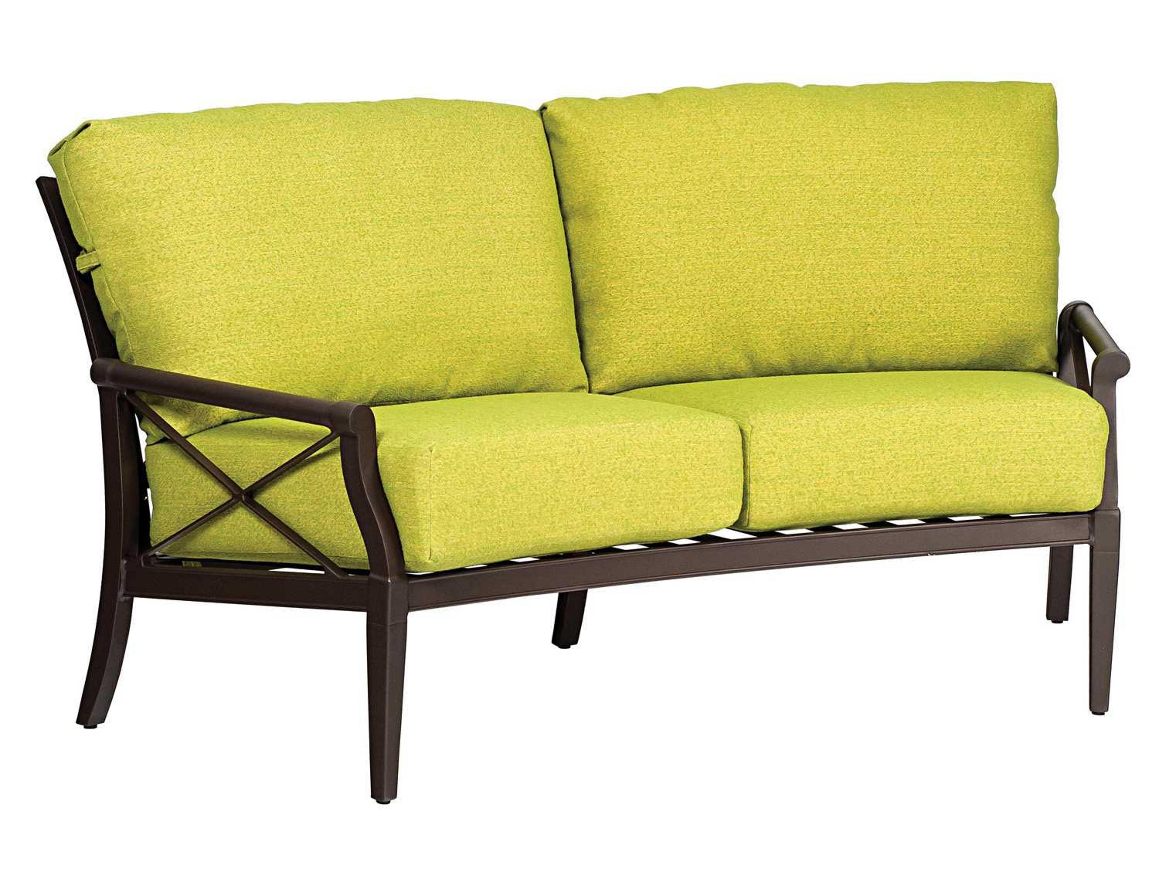 Andover Crescent Loveseat Replacement Cushions