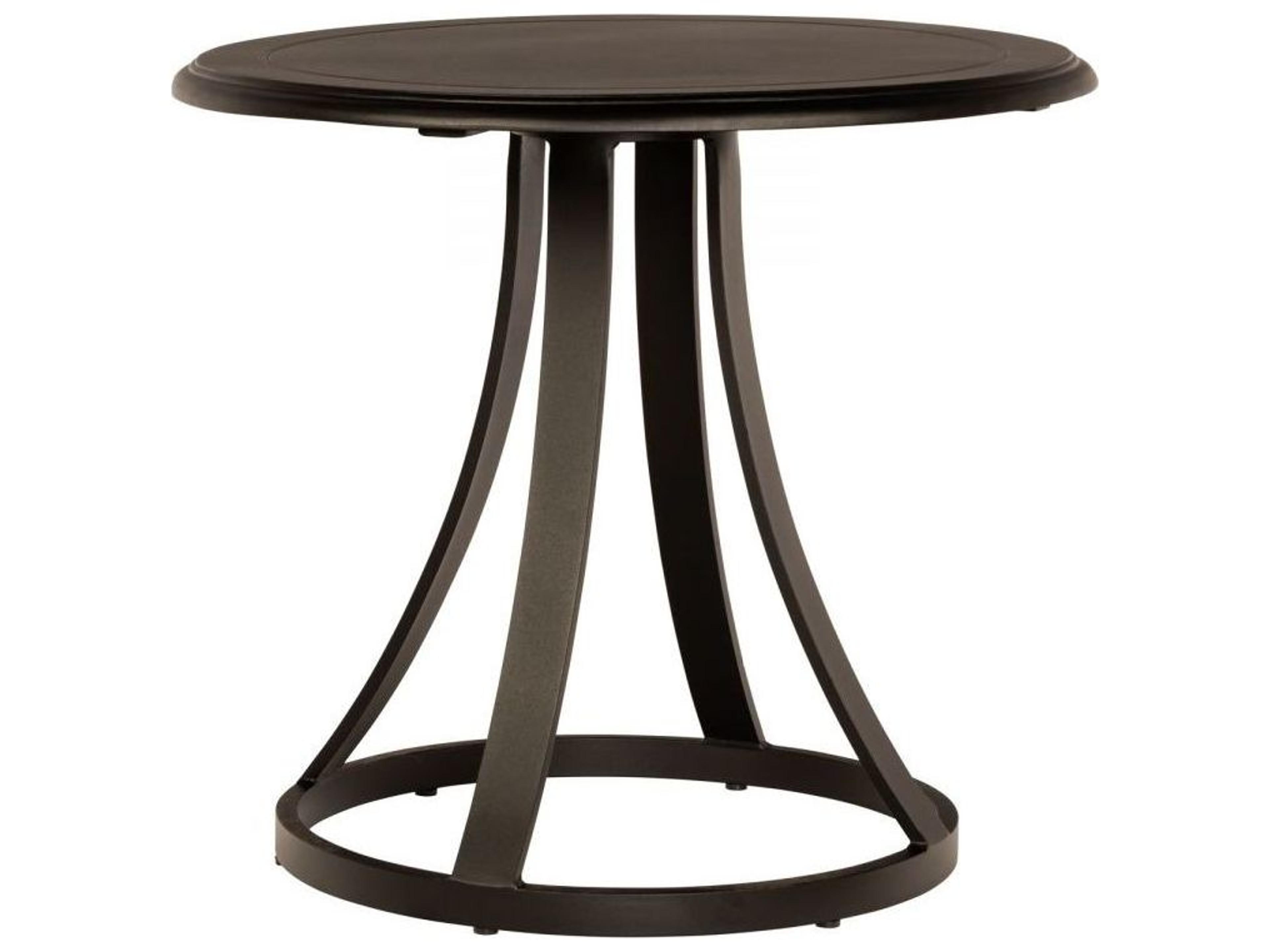 Solid Cast Aluminum Round Outdoor Patio Bistro Table