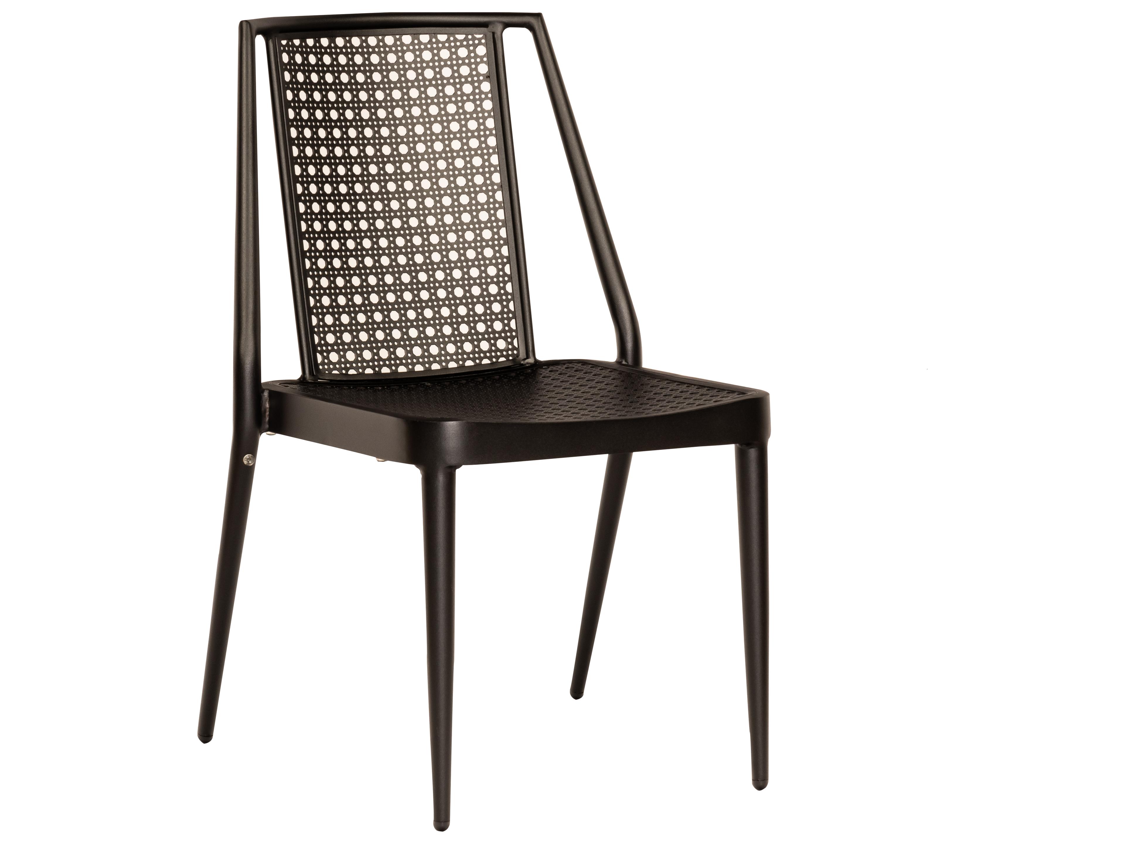 Parc Aluminum Stackable Outdoor Dining Side Chair