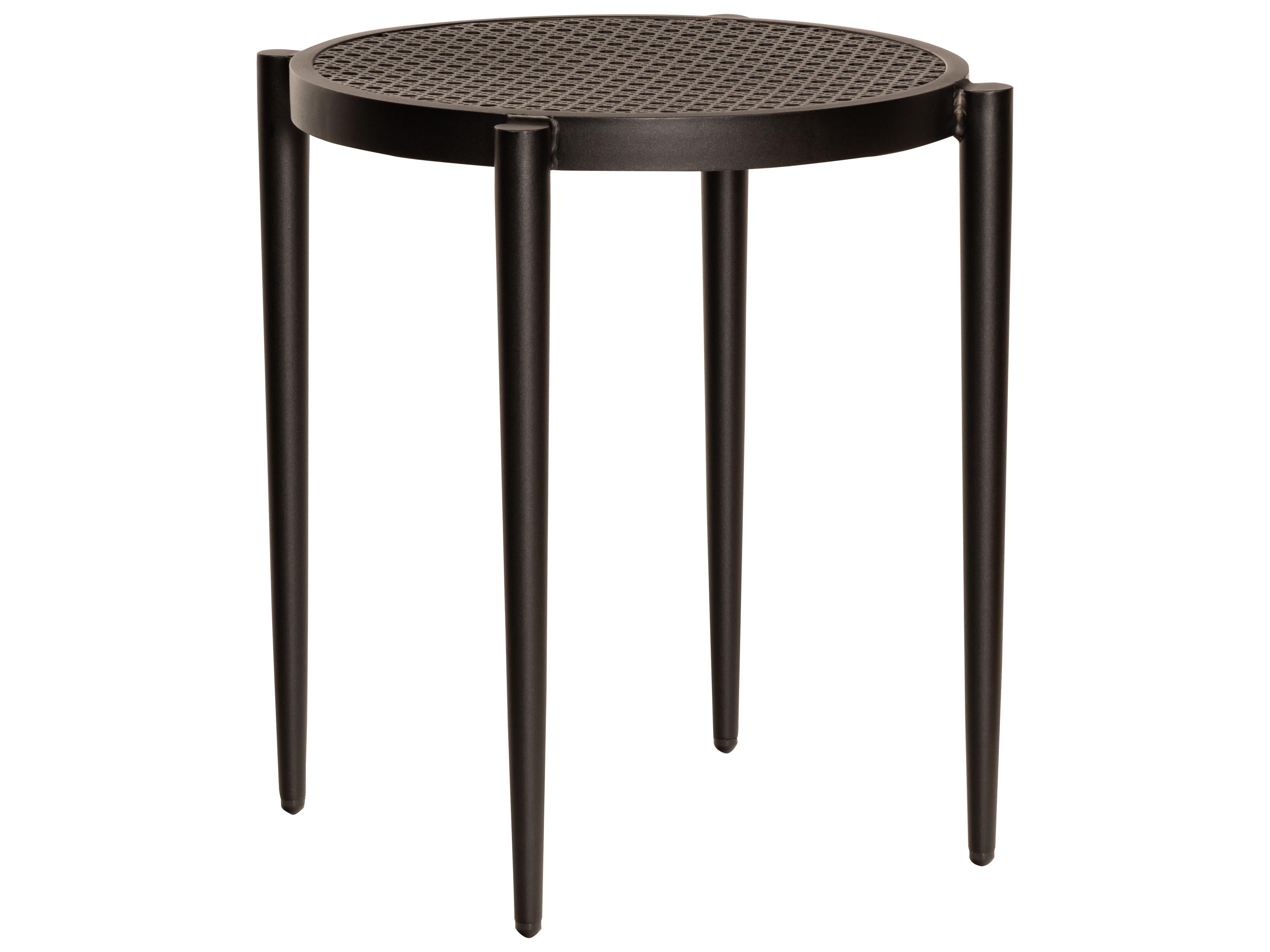 Parc Aluminum Round Patio End Table