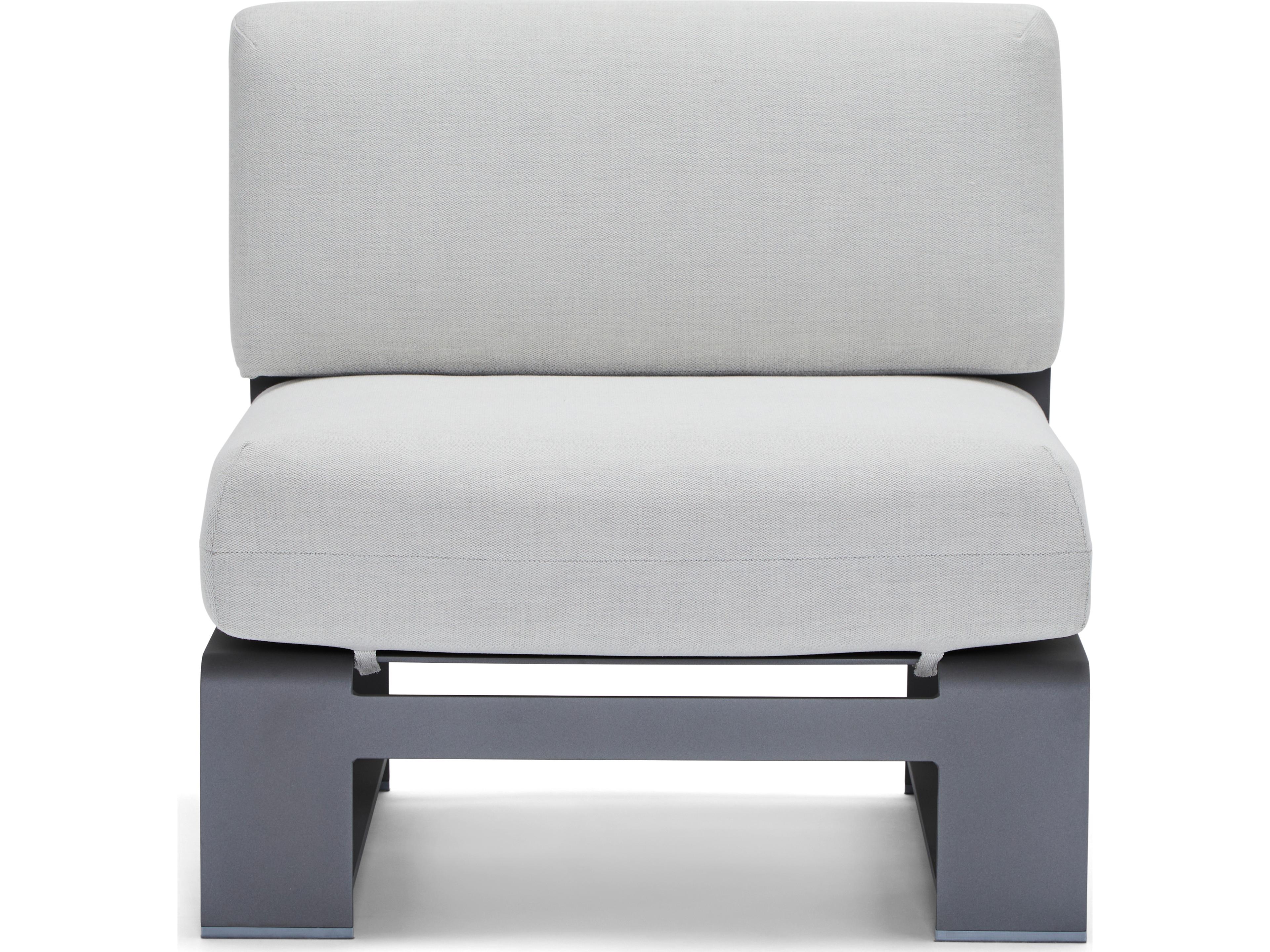 Woodard Gather Aluminum Modular Outdoor Lounge Chair