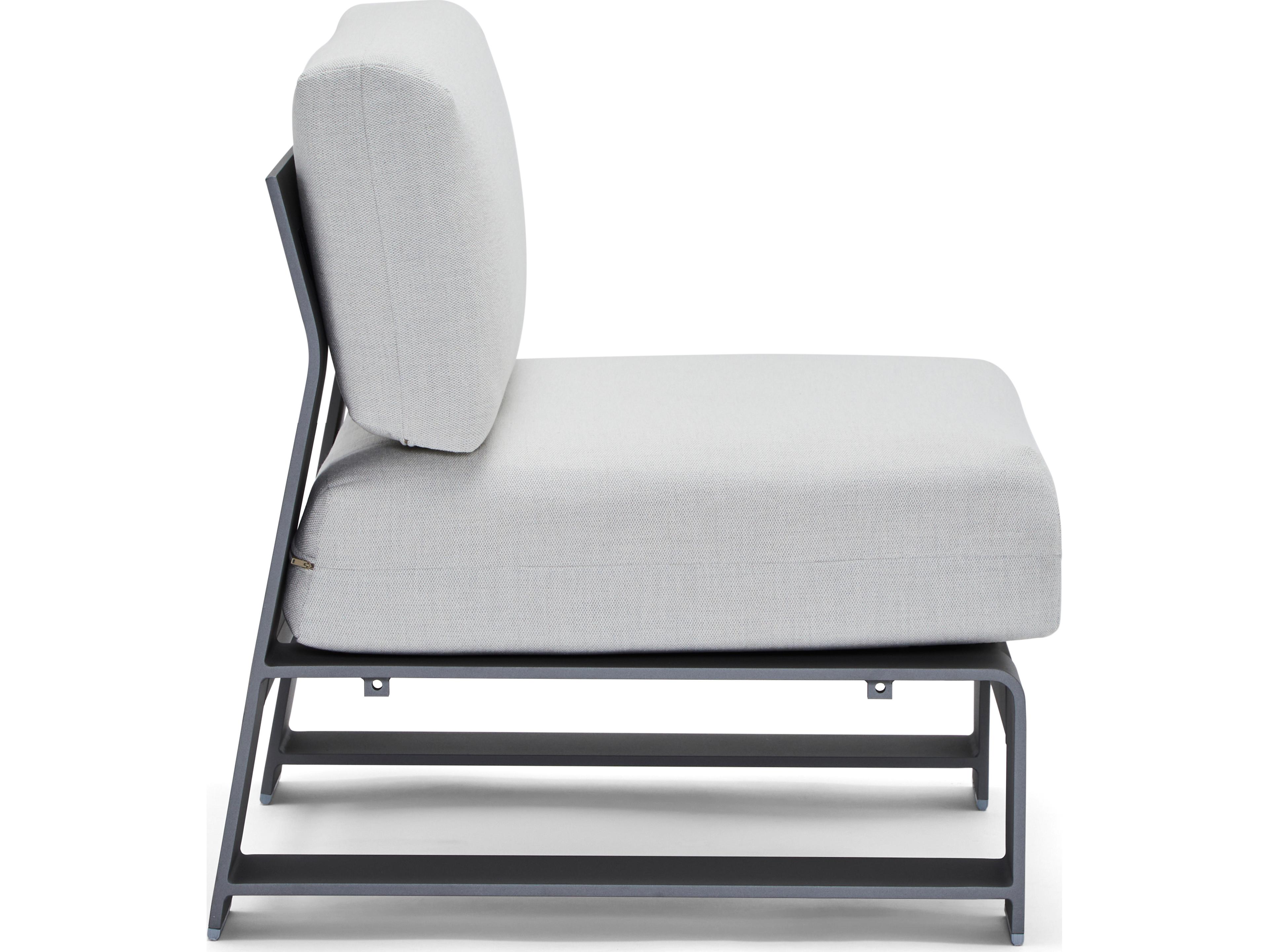 Woodard Gather Aluminum Modular Outdoor Lounge Chair