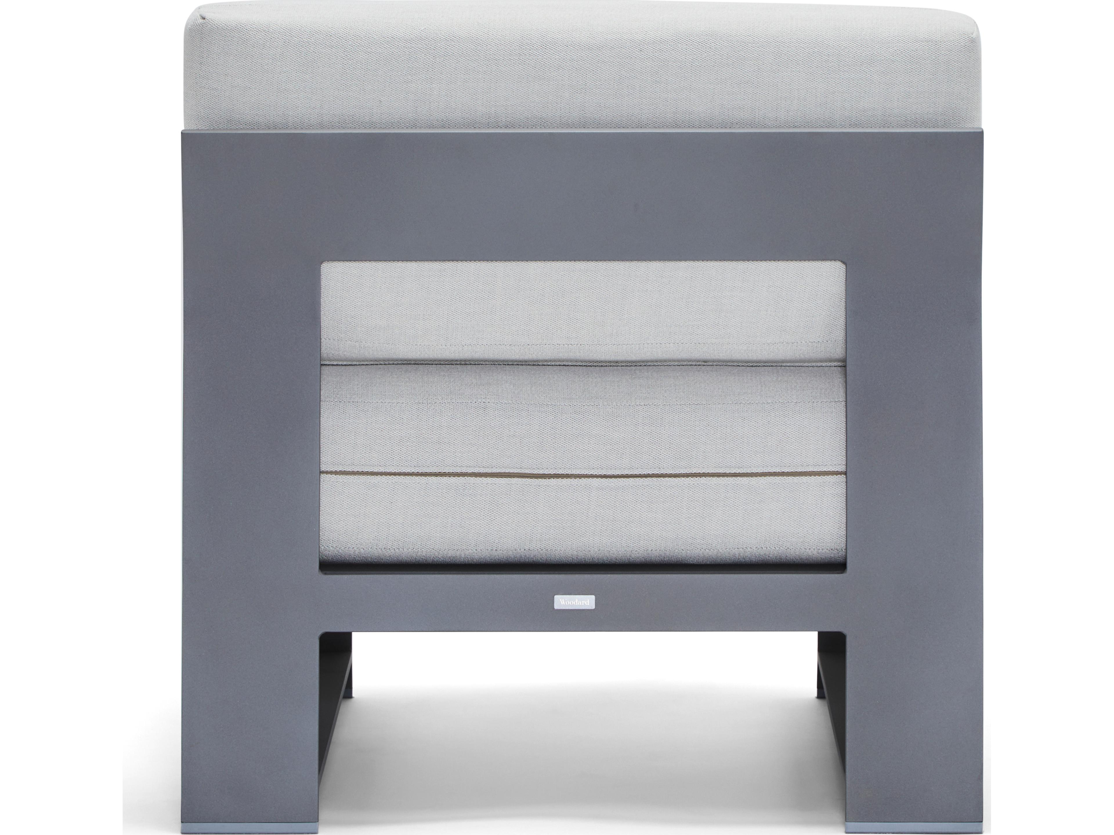 Woodard Gather Aluminum Modular Outdoor Lounge Chair