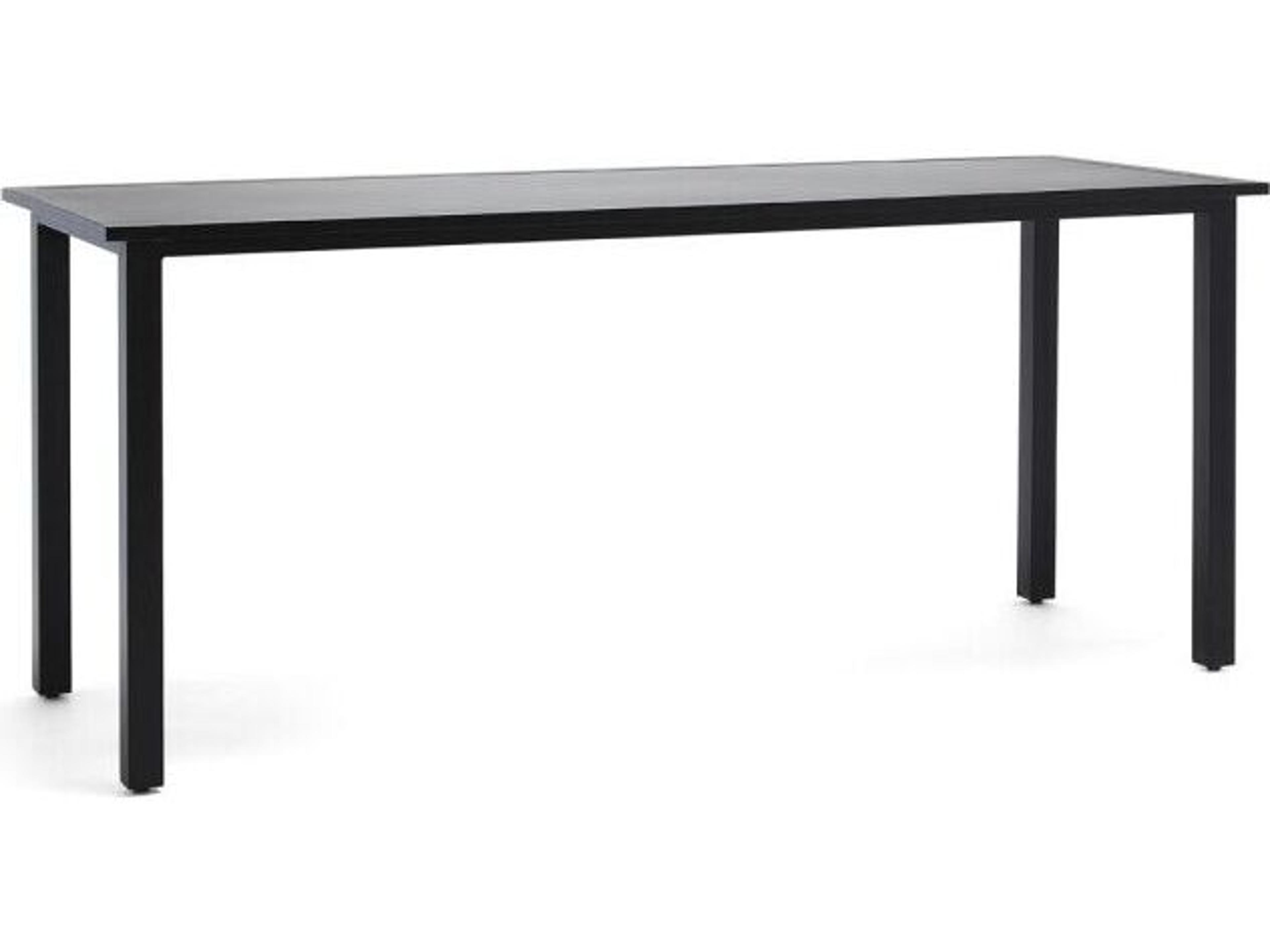 Communal Aluminum Rectangular Patio Counter Table