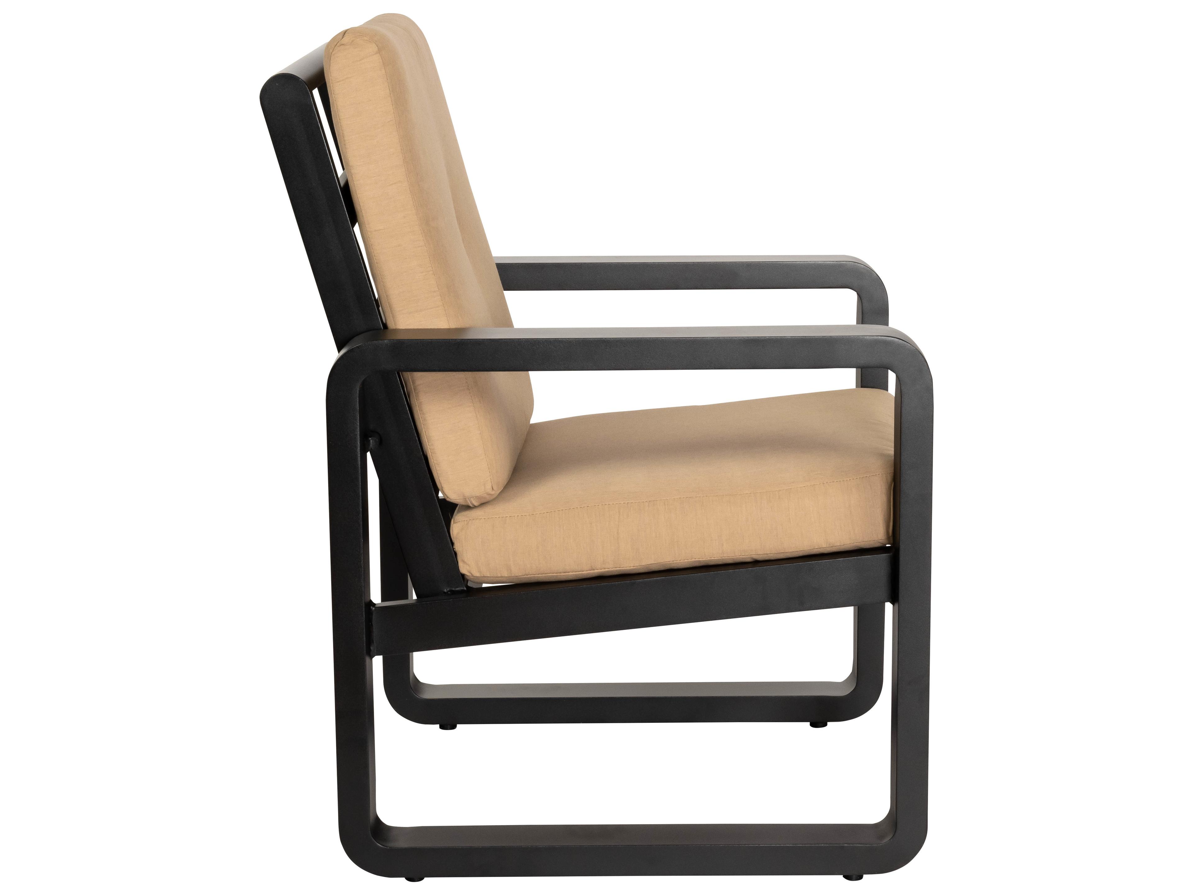 Woodard Vale Cushion Aluminum Patio Dining Arm Chair