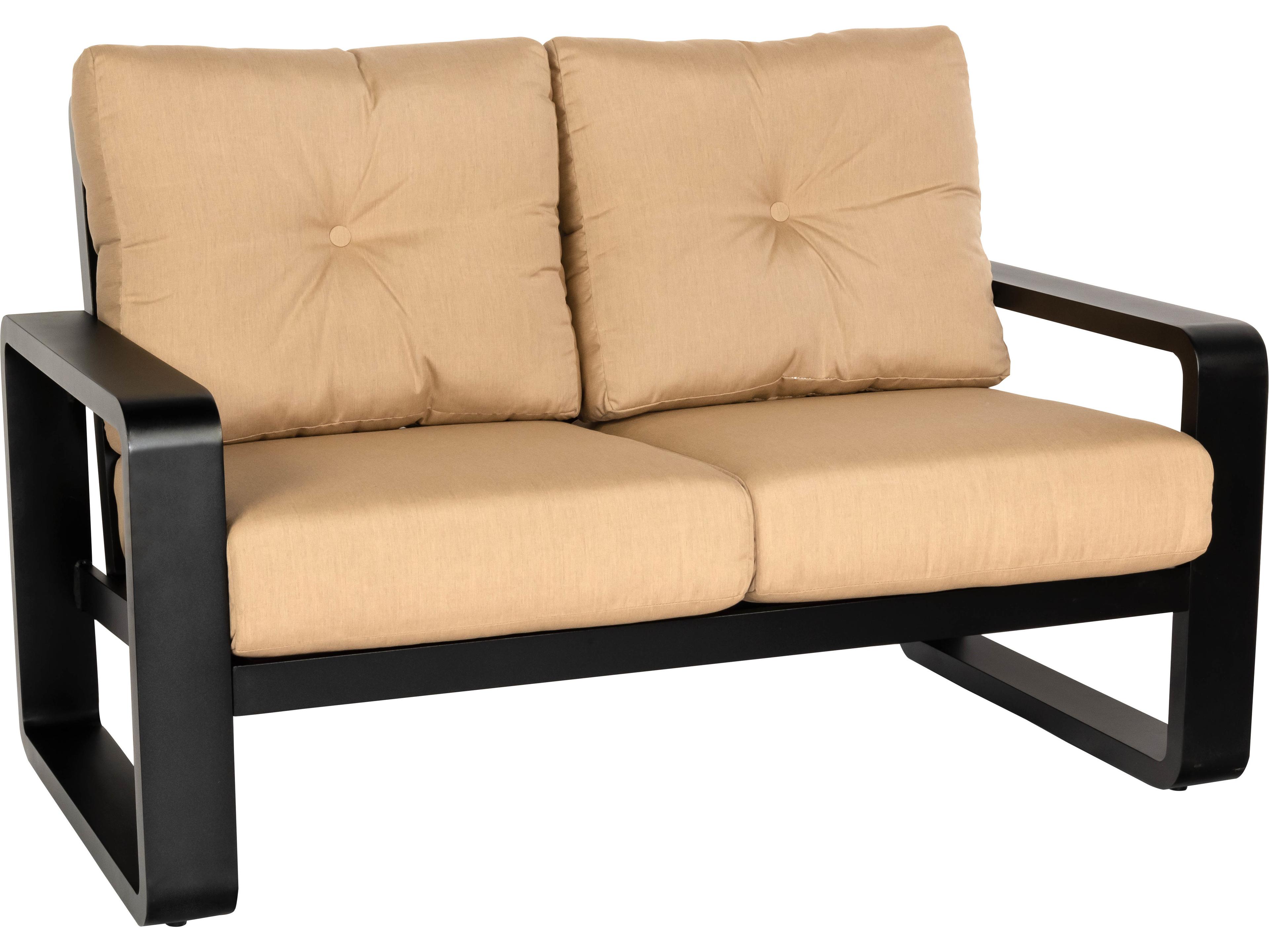 Woodard Vale Cushion Aluminum Outdoor Loveseat