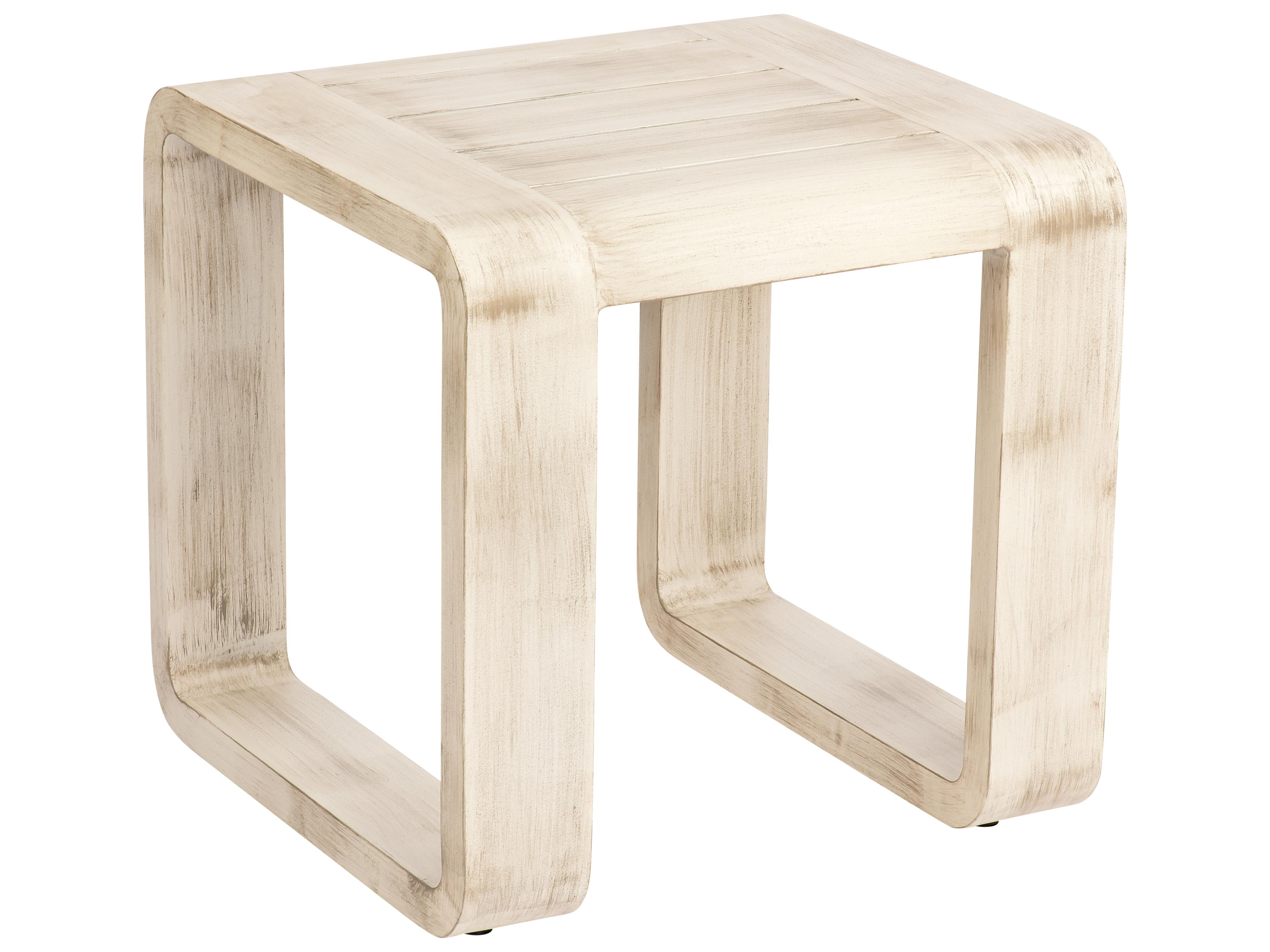 Vale Aluminum End Table Modern Outdoor