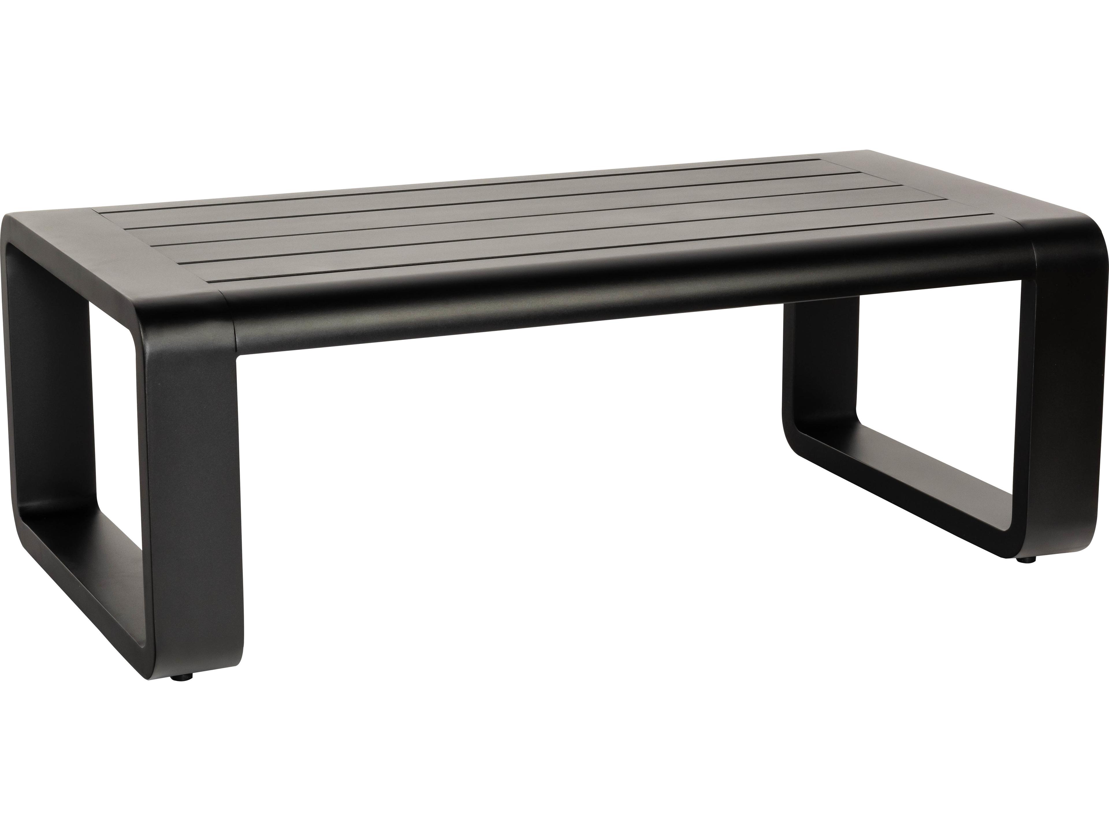Woodard Vale Aluminum Rectangular Outdoor Coffee Table