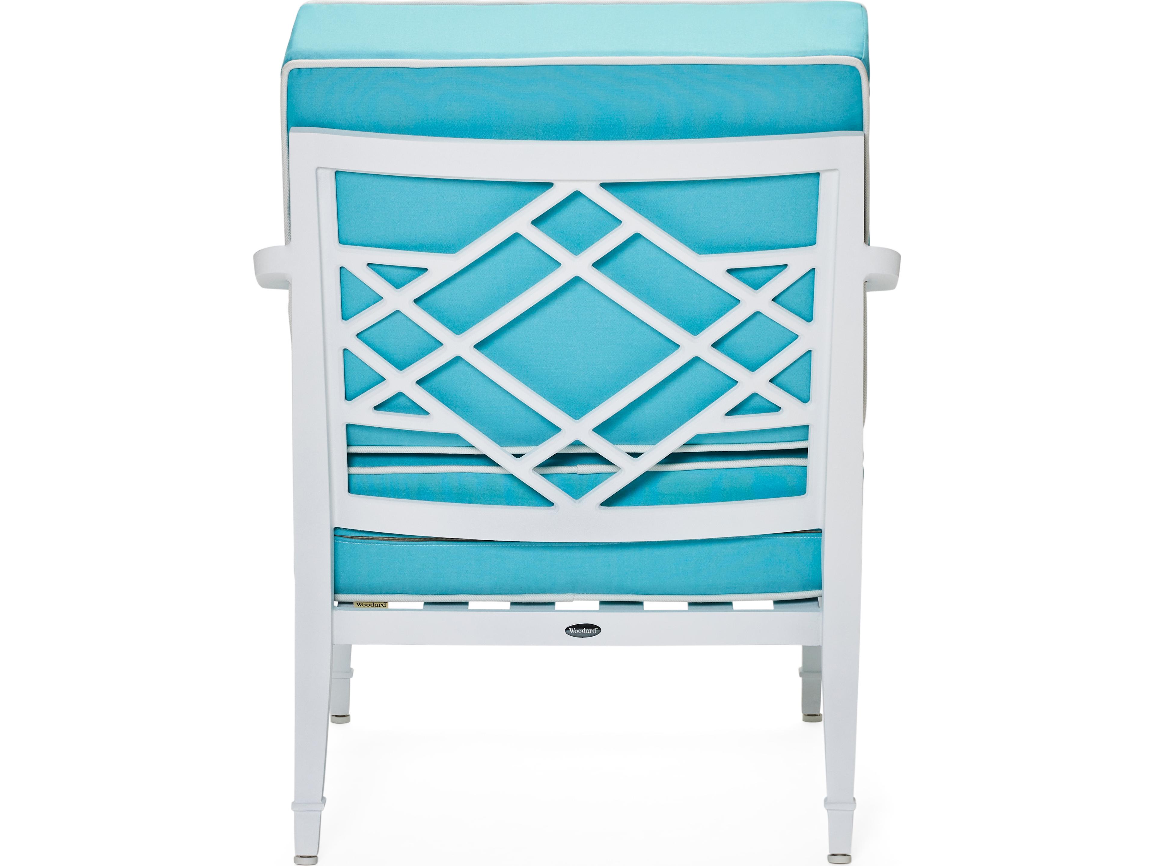 Woodard Tuoro Cast Aluminum Outdoor Patio Lounge Chair