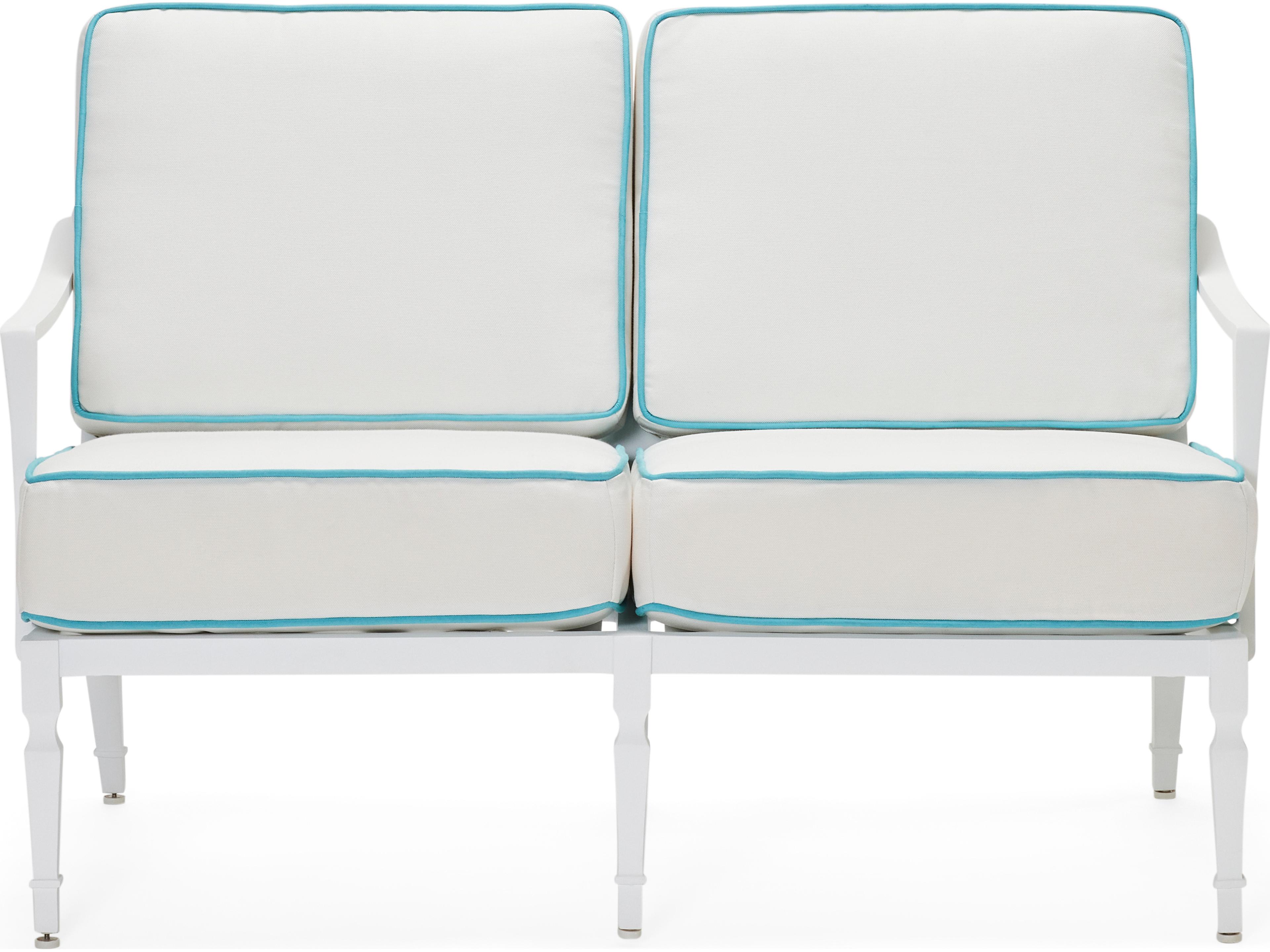 Woodard Tuoro Cast Aluminum Outdoor Loveseat