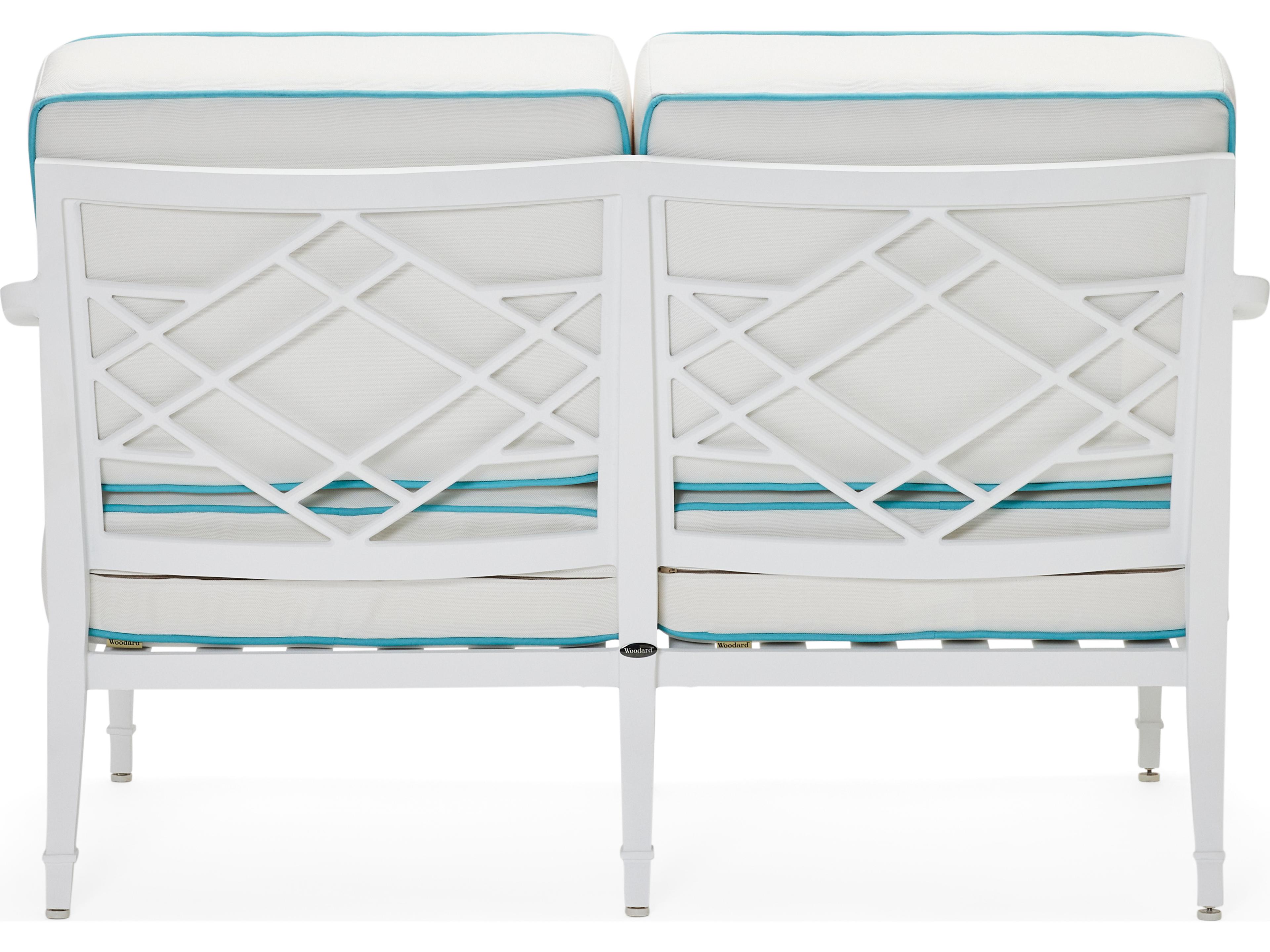 Woodard Tuoro Cast Aluminum Outdoor Loveseat